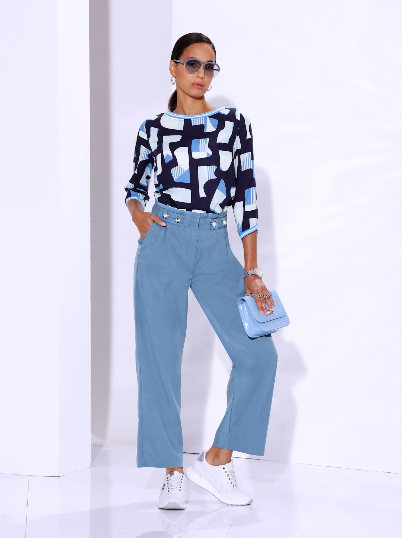 creation L Druckbluse