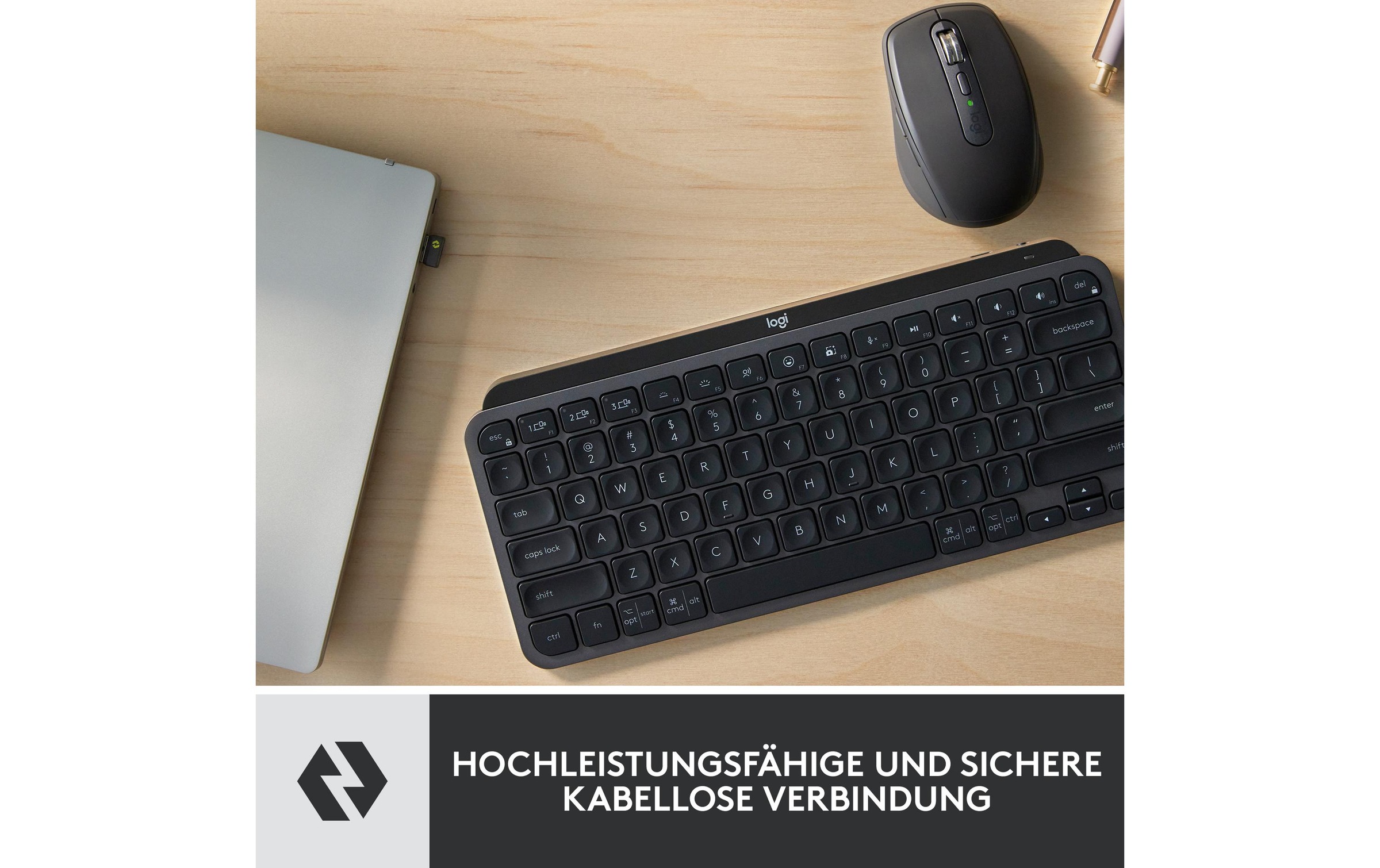 Logitech Tastatur- und Maus-Set »Logitech MX Keys Mini Combo for Business«