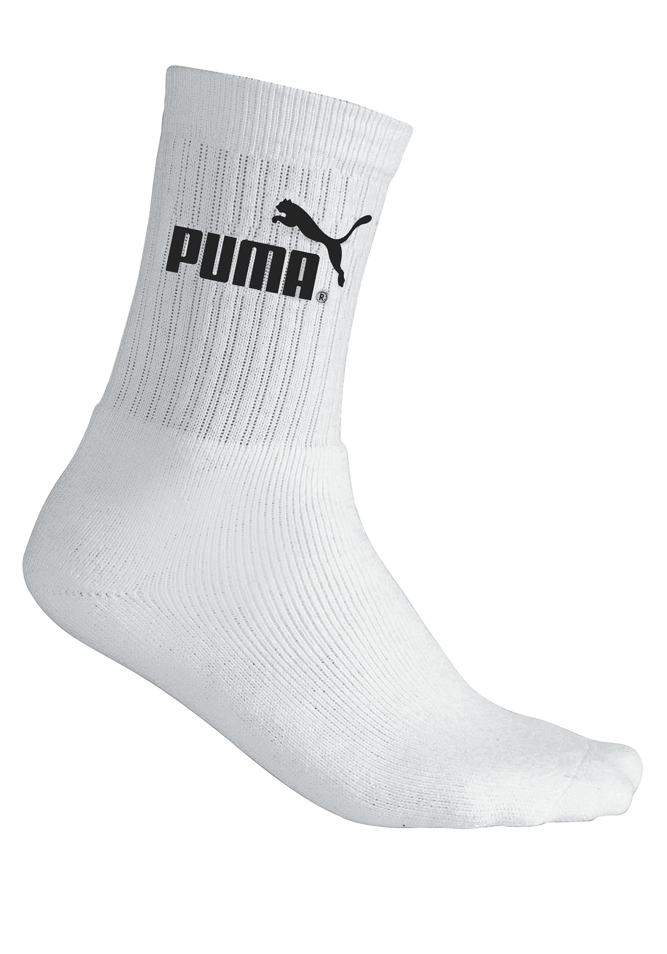 PUMA Freizeitsocken, (3 Paar), in strapazierfähiger Qualität