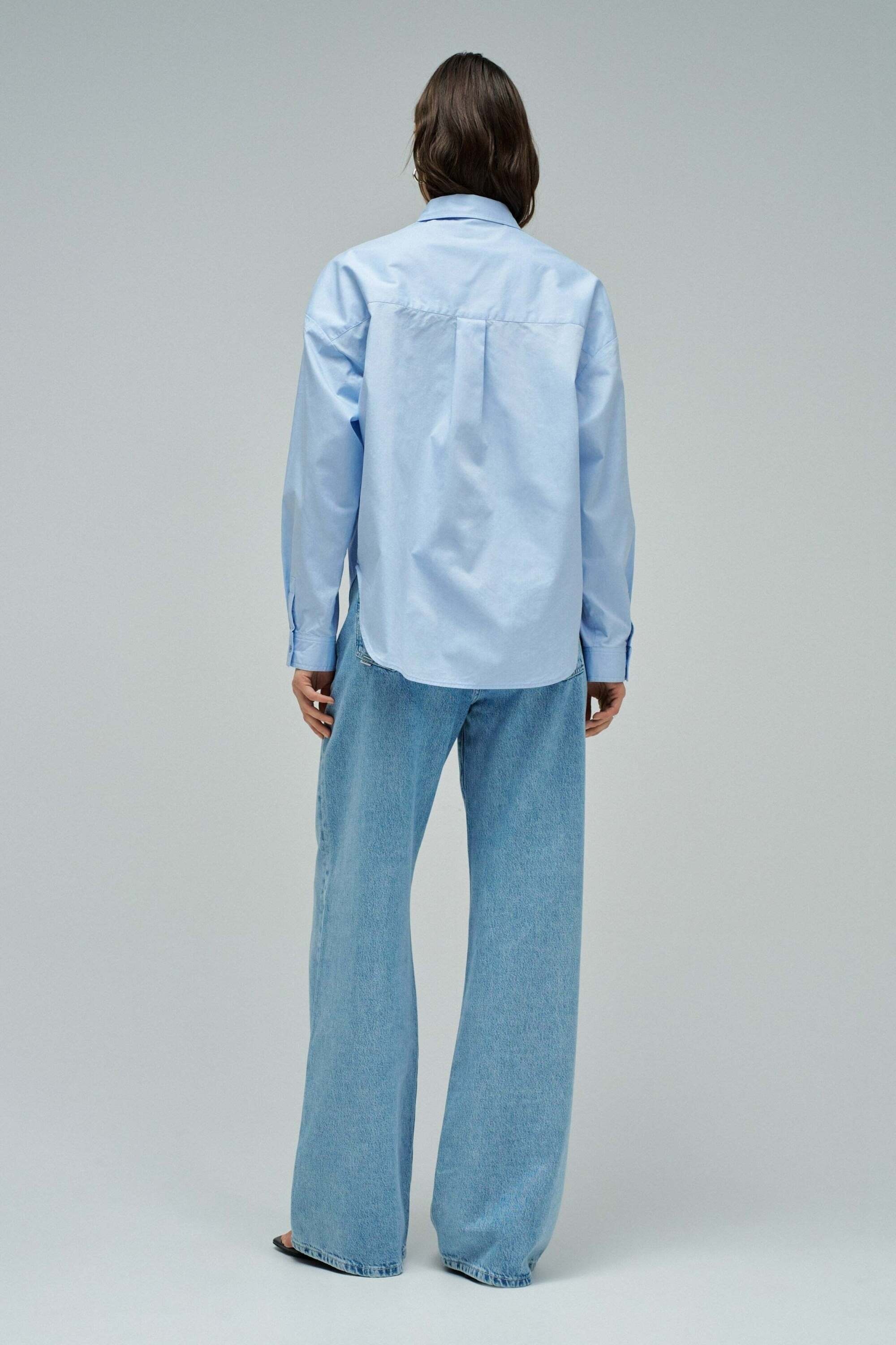 Salsa Langarmbluse »Salsa Jeans Langarmbluse Oversize Basic«