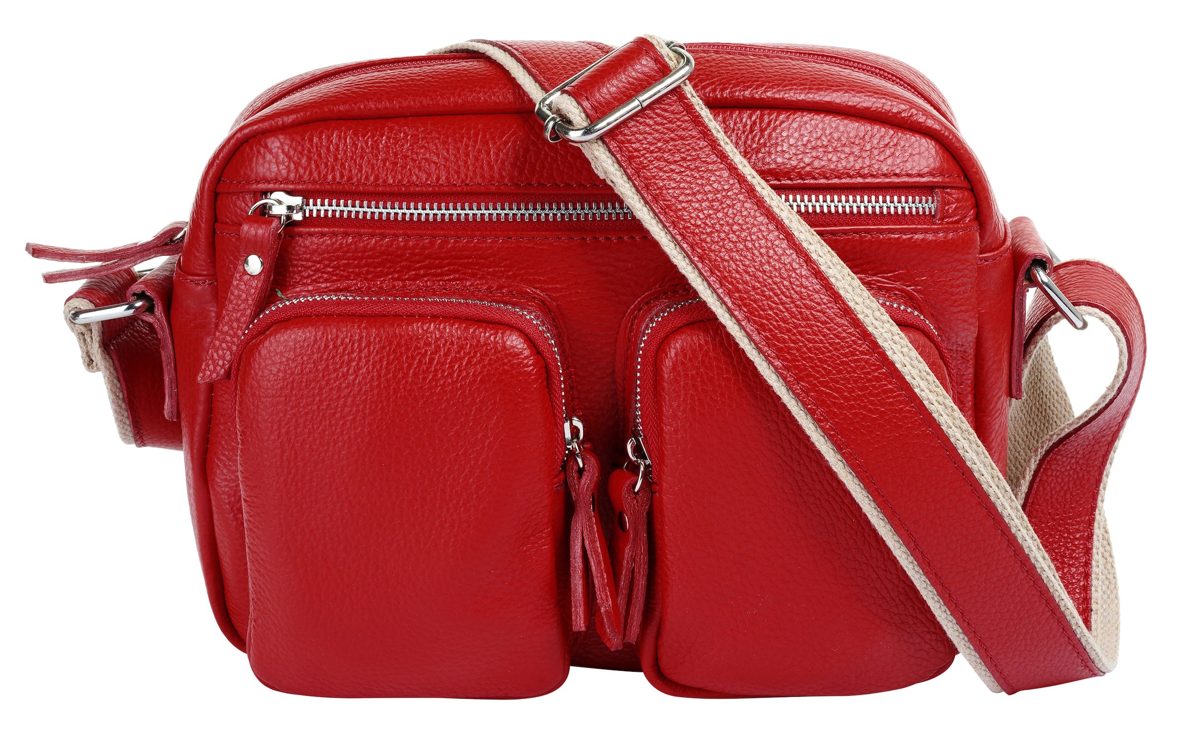 Samantha Look Sac à bandoulière echt Leder, Made in Italy