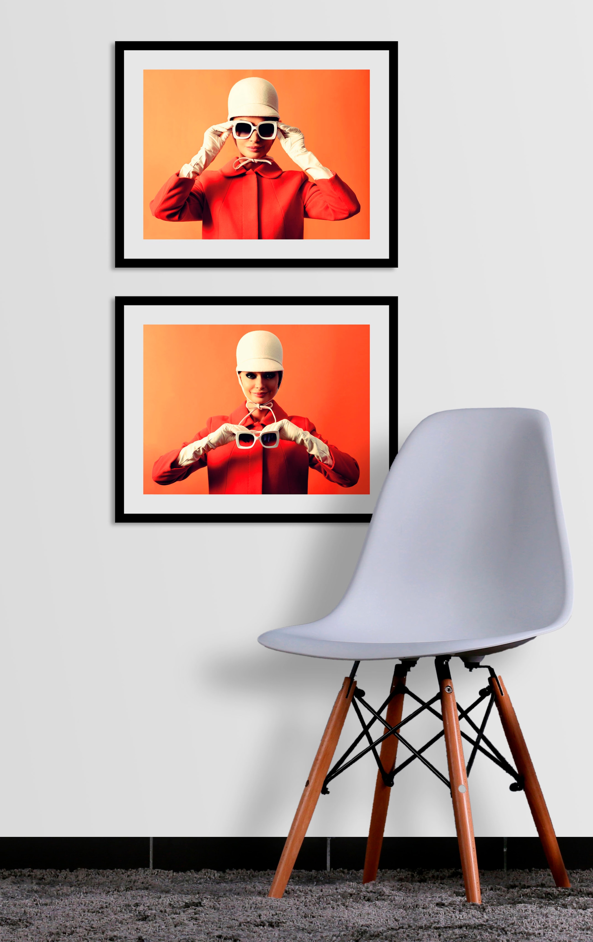 Image of queence Bild "Reiterbraut" Art Bilder von Frauen Fashion Frau Kunst Magazincover Mode 1 Stk. tlg. HD Premium Poster-Druck inkl. Holzrahmen