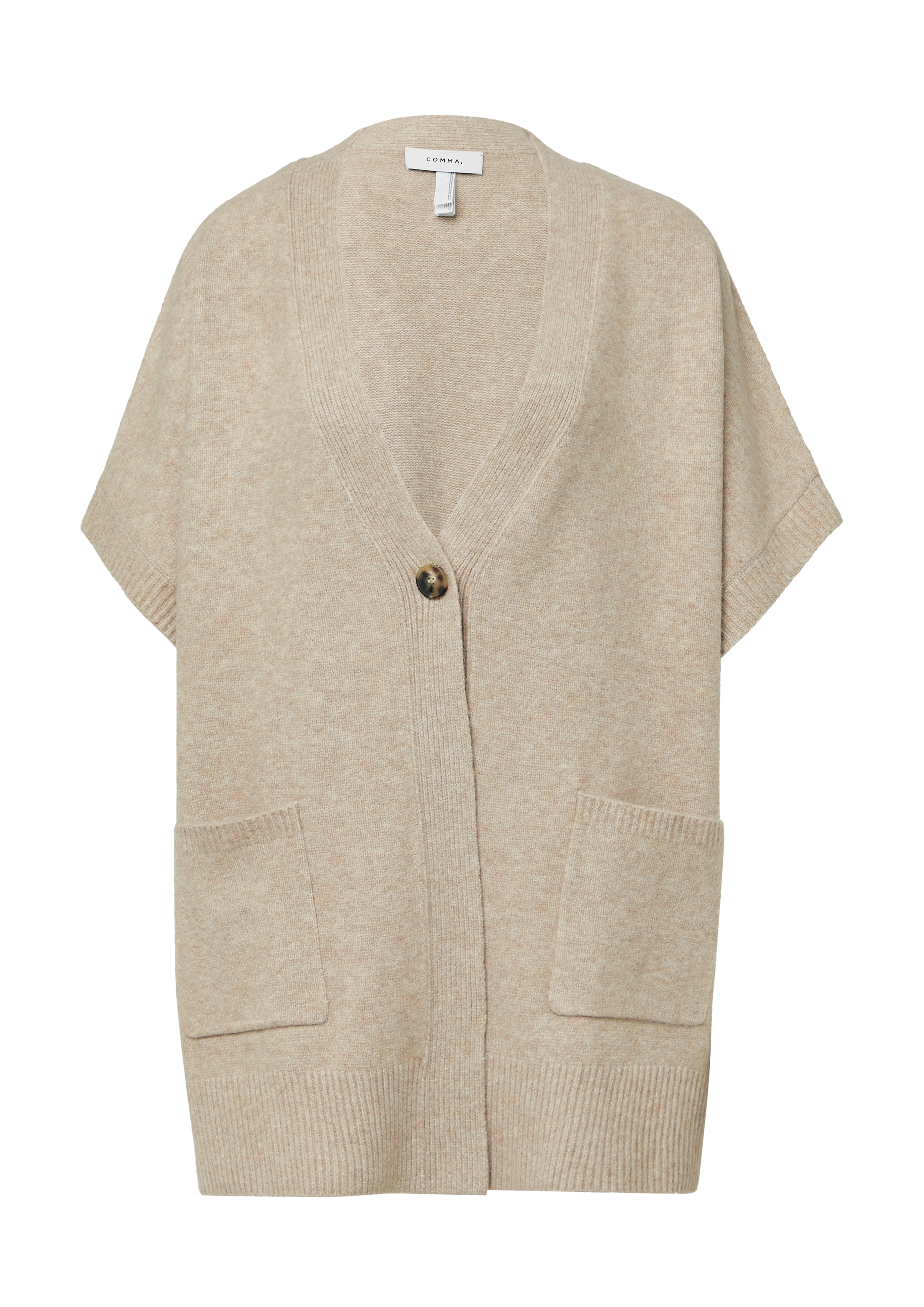Comma 1100000002199 im Poncho-Style mit 1-Knopf-Verschluss