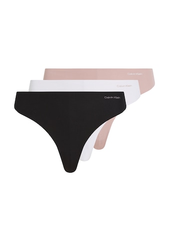 Tanga »3 PACK THONG (MID-RISE)«, (Packung, 3 St., 3er-Pack)
