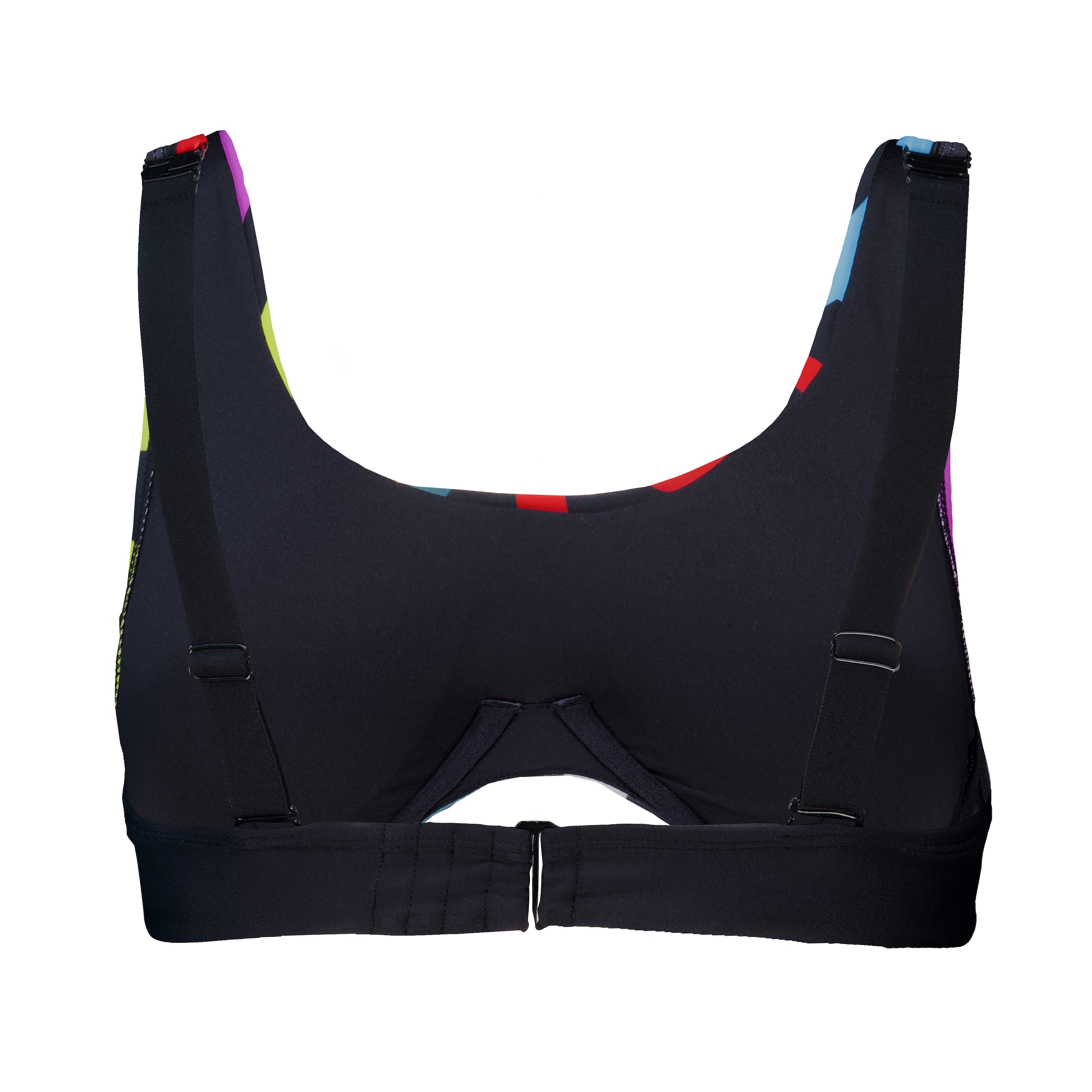 PUMA Haut de bikini à armatures »PUMA SWIM WOMEN PRINTED SCOOP NECK TOP« mit Big-Wording