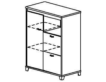 Gami Aktenschrank »MAMBO« 1 Schublade für Hängeregister