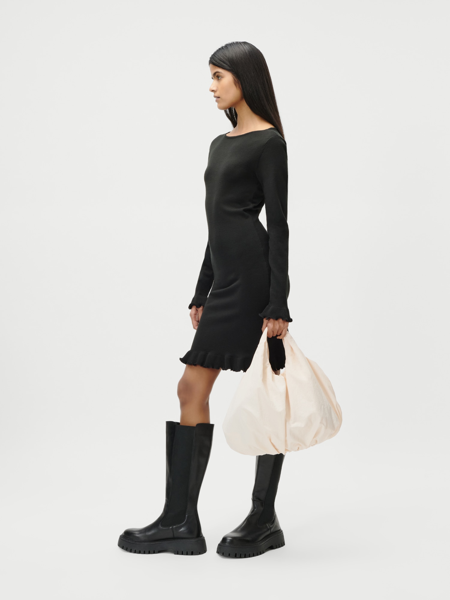 LeGer Sac à bandoulière »Lotti Bag« Damen Schultertasche, Umhängetasche in modischer Beutelform