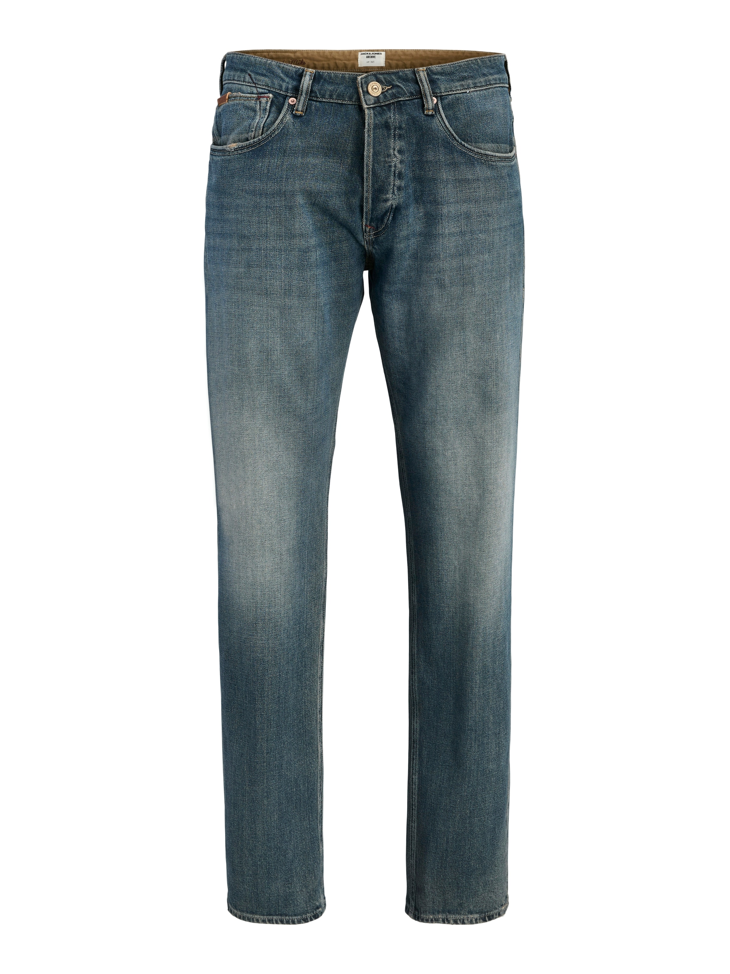 Jack & Jones Jeans taille basse »JJIMIKE JJWELLS JJ« mélange de coton, coupe comfort