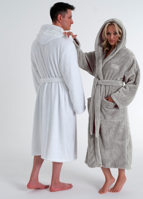 LeGer Home by Lena Gercke Unisex-Bademantel »Lovina«, (1 St.), kuschelig weicher Fleece, für Damen und Herren, XS-3XL