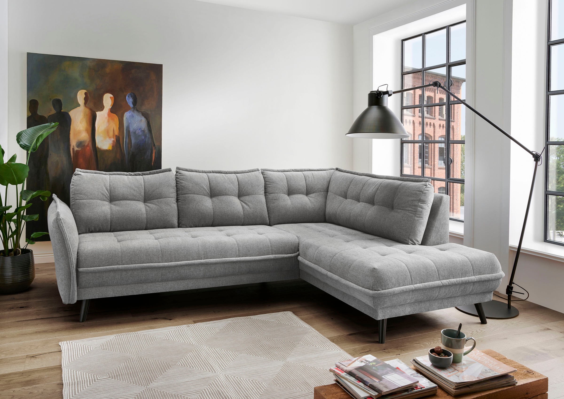 Image of Places of Style Polsterecke »Jonah«, mit komfortabler Armlehn-Verstellung bei Ackermann Versand Schweiz