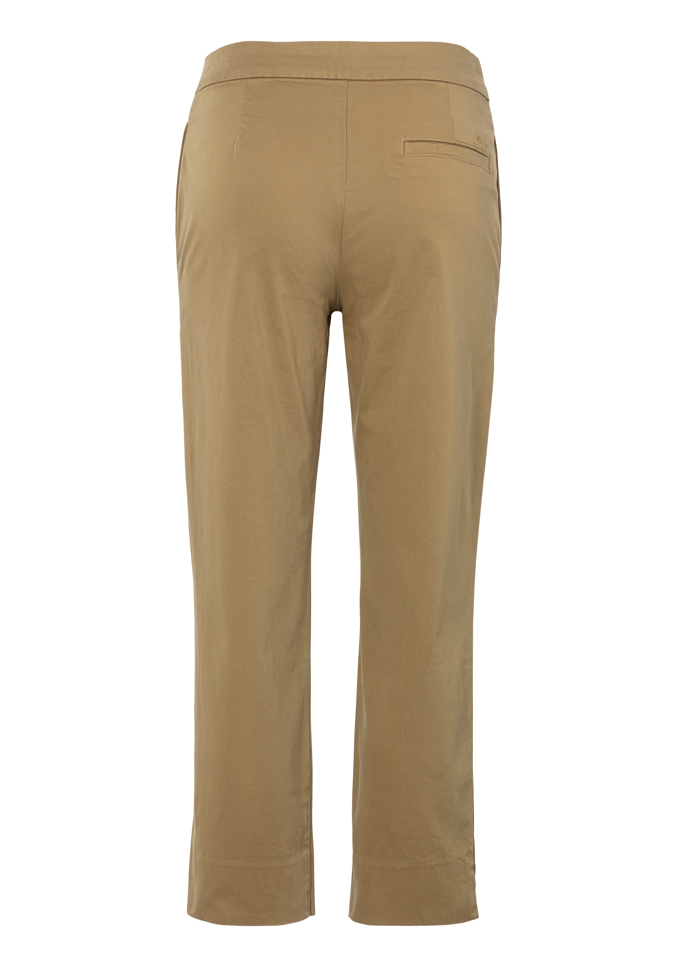 BOSS ORANGE Chinohose »Teresita Premium Damenmode«, mit Schlitz am Saum
