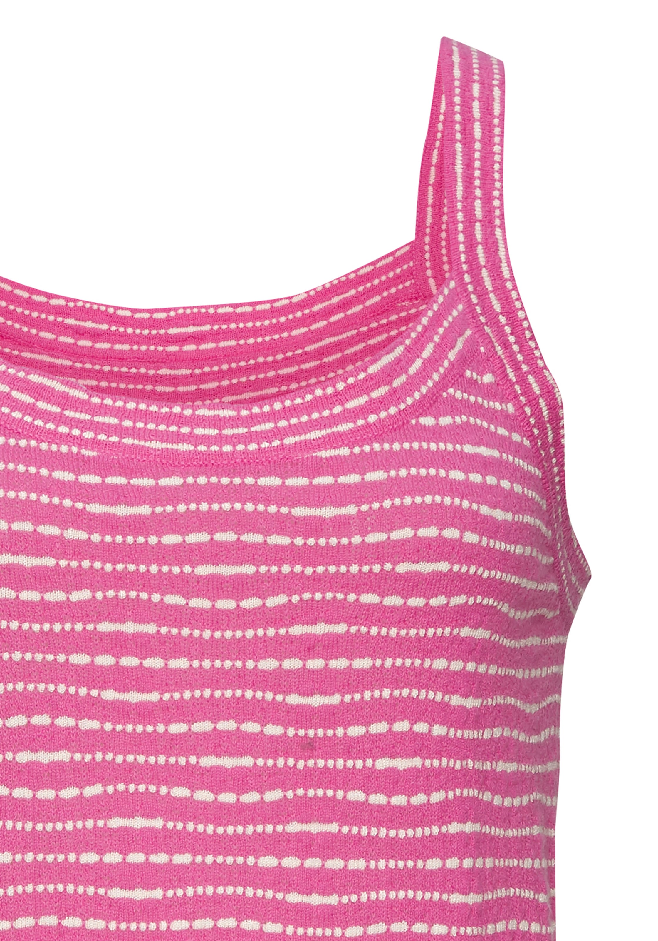Vivance Stricktop »mit garngefärbten Streifen«, aus bügelfreier Strickqualität