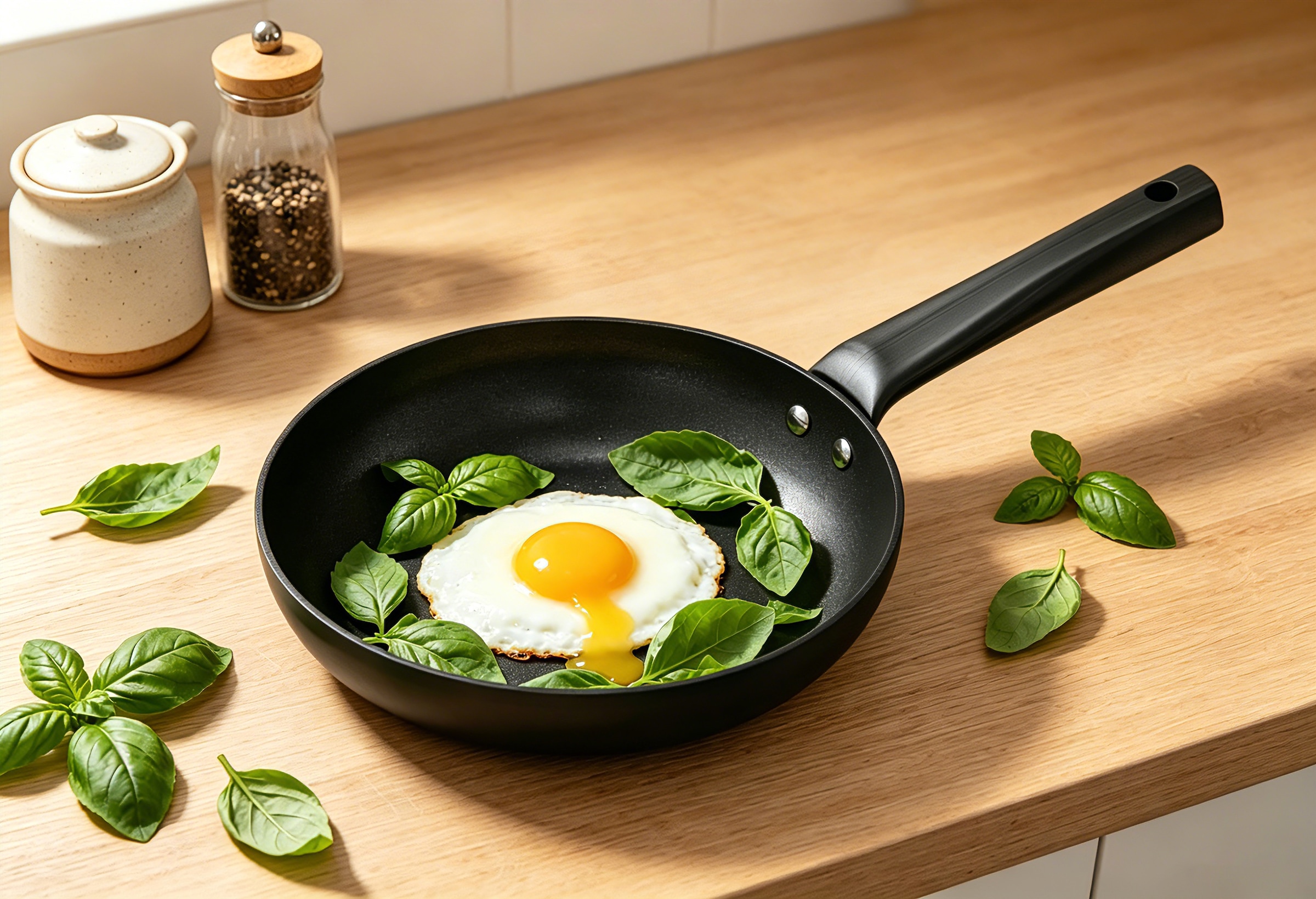 Hanseatic Bratpfanne »ALU BASIC« Aluminium 1 tlg. Pfanne mit Antihaftbeschichtung, für alle Herdarten, inkl. Induktion