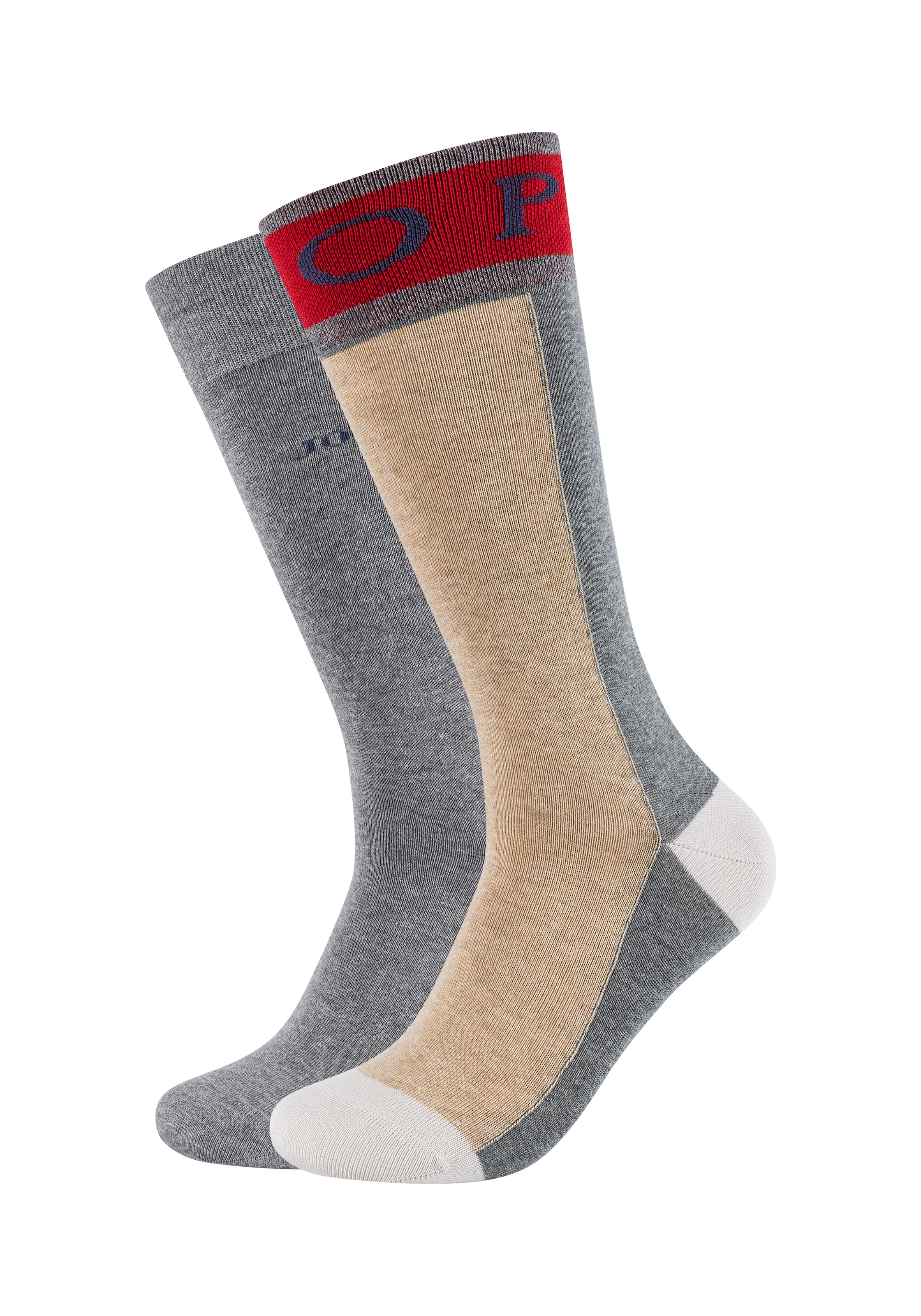 Image of JOOP Socken 2 Paar, mit Piquée-Rippbund