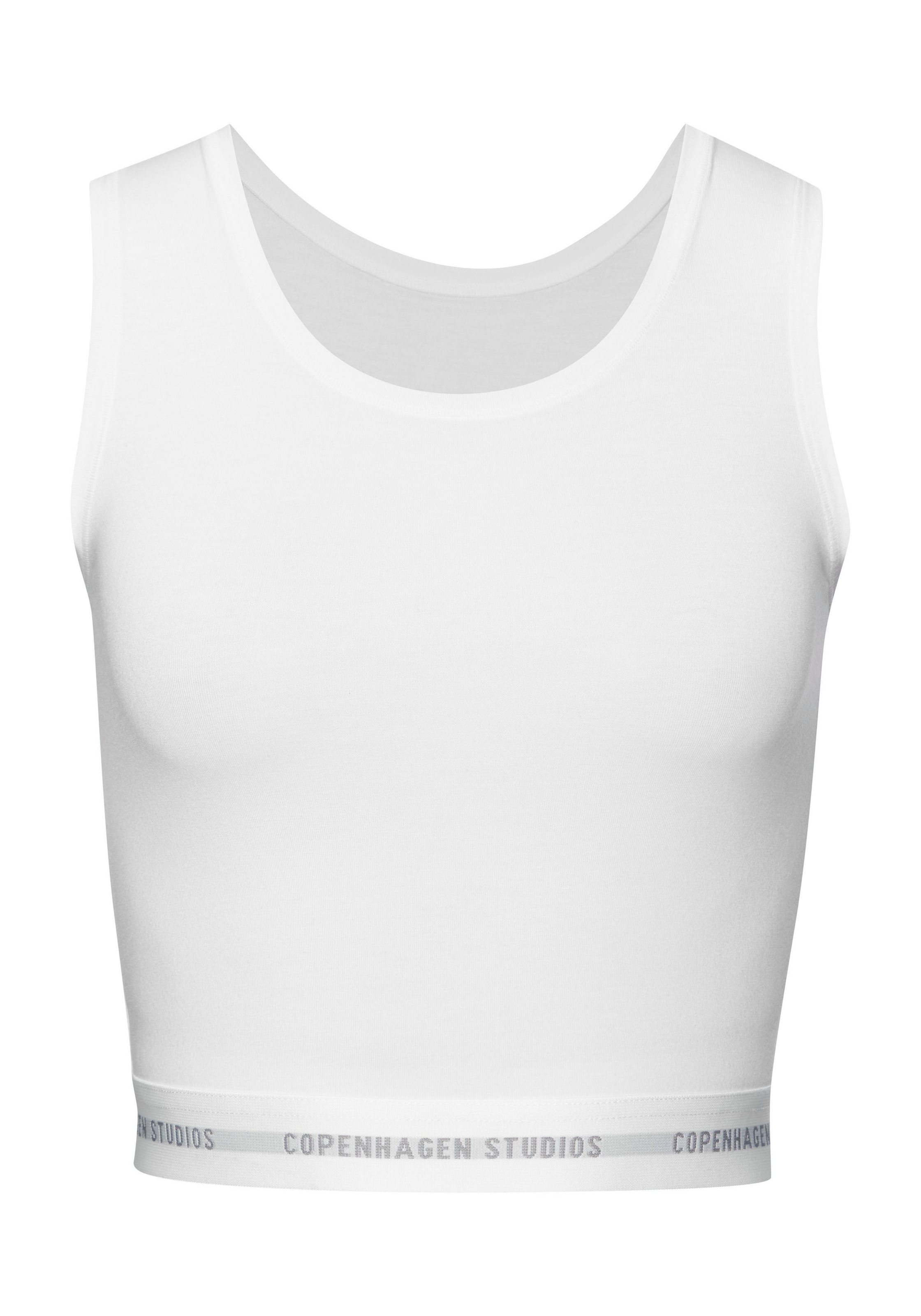 Copenhagen Studios Achseltop, mit weichem Logobund und aus elastischer Baumwoll-Modal-Qualität