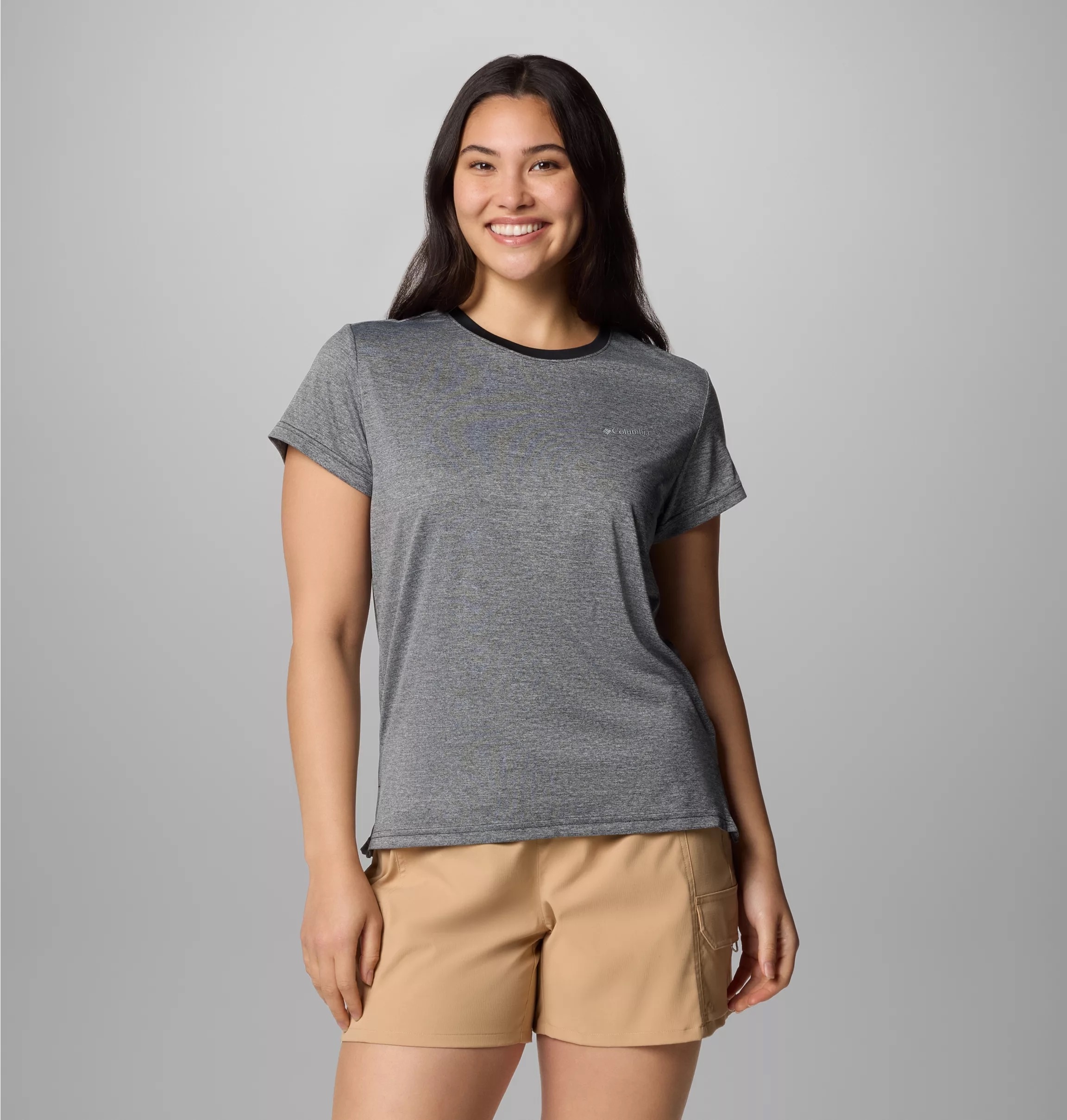 Columbia T-shirt fonctionnel sportliche Passform, Kurzarm, für Outdoor-Aktivitäten
