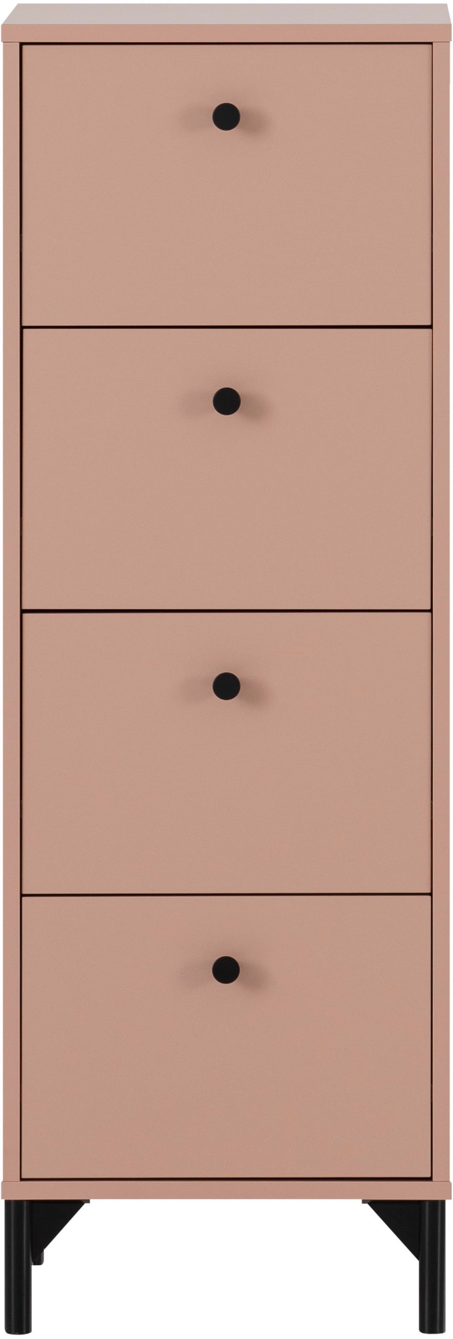 Image of Schildmeyer Kommode "Smash, Breite 40 cm" 4 Schubladen mit Teilauszug und Metallbeschlägen