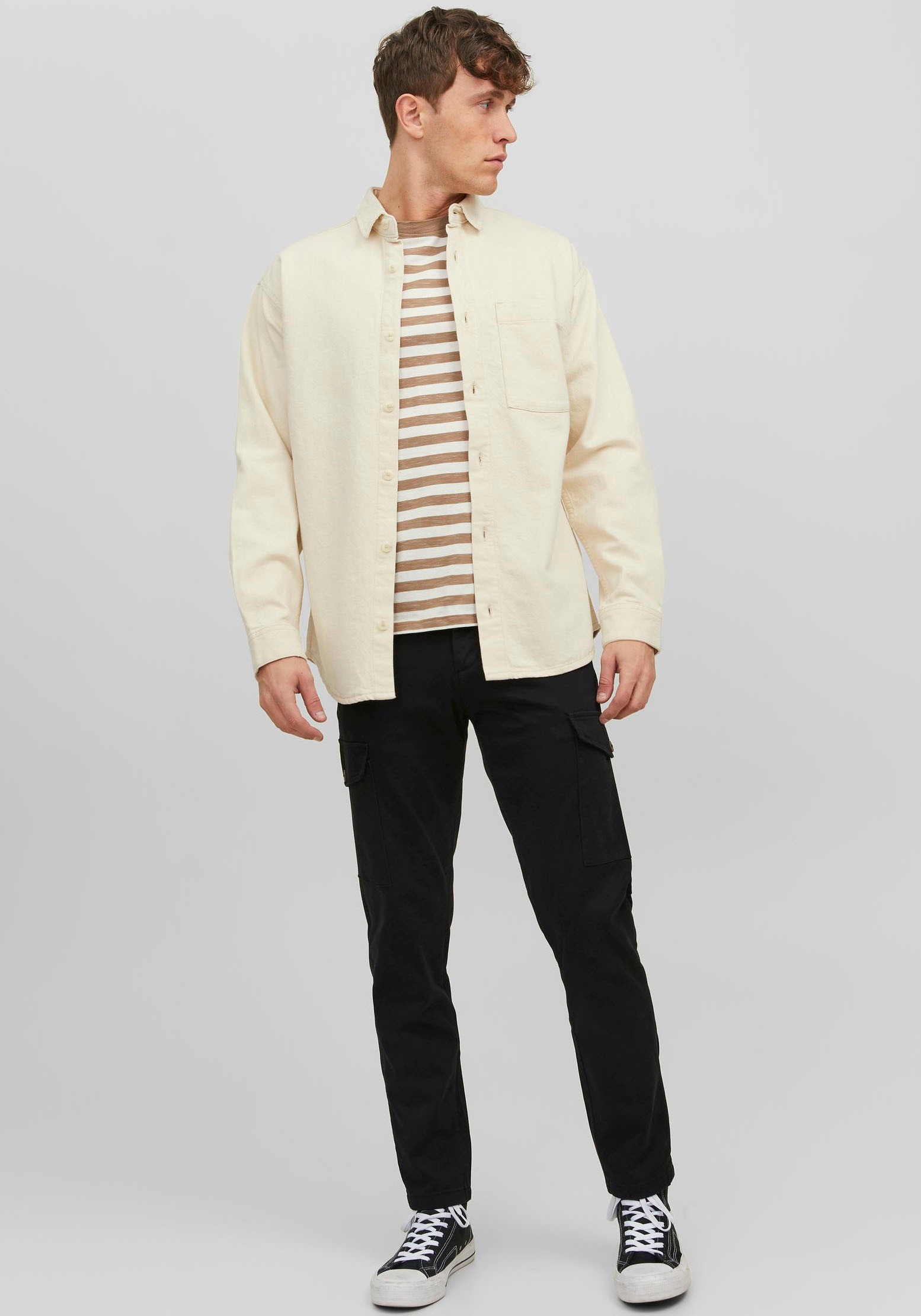 Jack & Jones Cargohose »JPSTOLLIE JJBOWIE CARGO NOOS«
