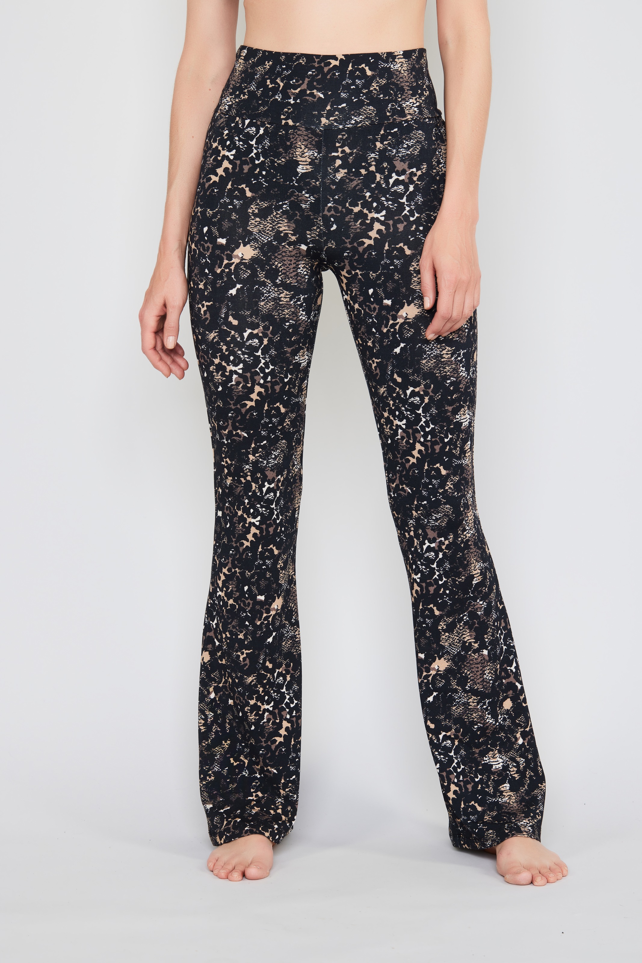Image of JOOP Jeans Leggings "After Dark (JOOP Jeans)" Animal-Look, Flare Fit, elastischer Bund