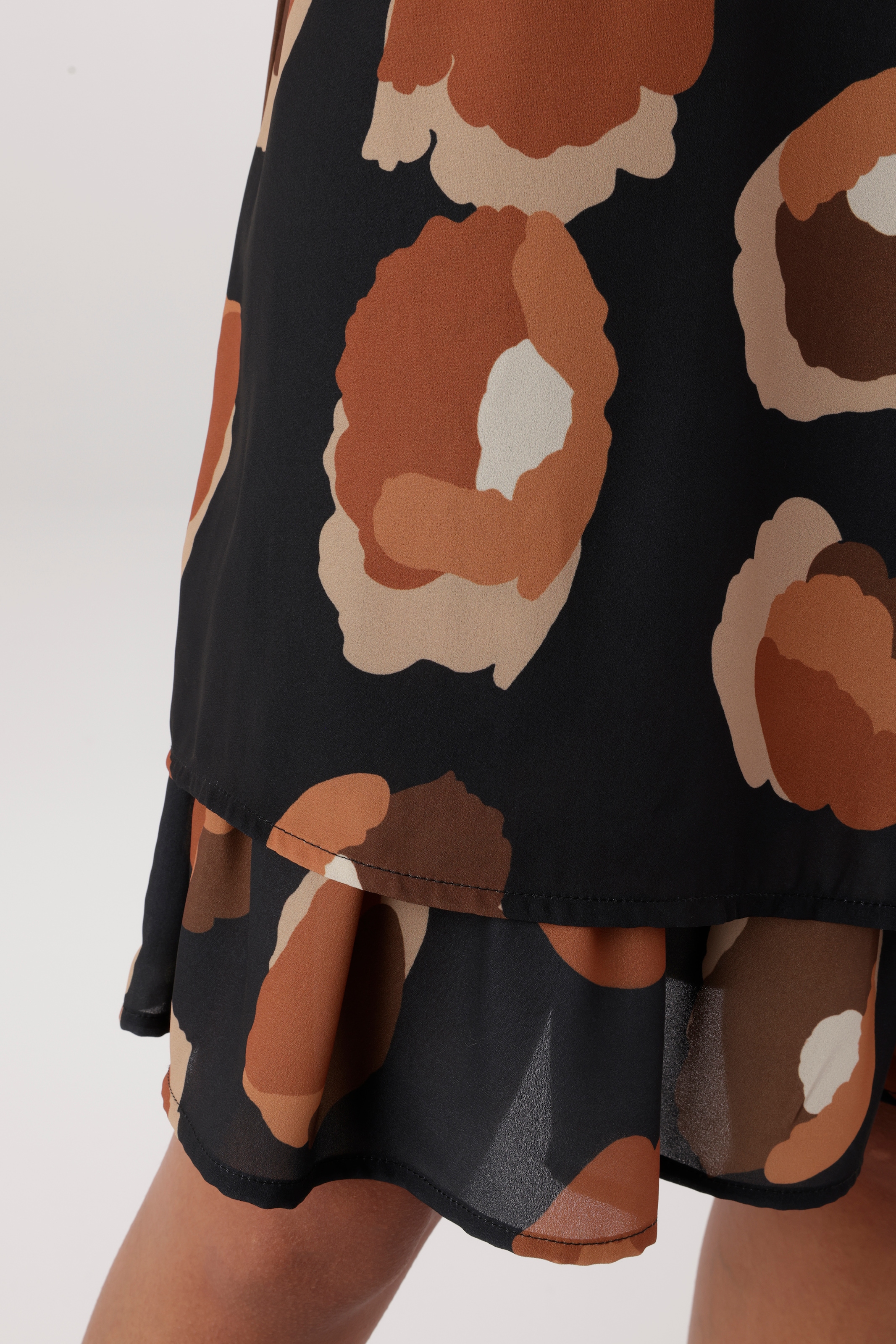 Aniston SELECTED Chiffonkleid aus zartem Chiffon im Lagenlook und gefüttert - NEUE KOLLEKTION
