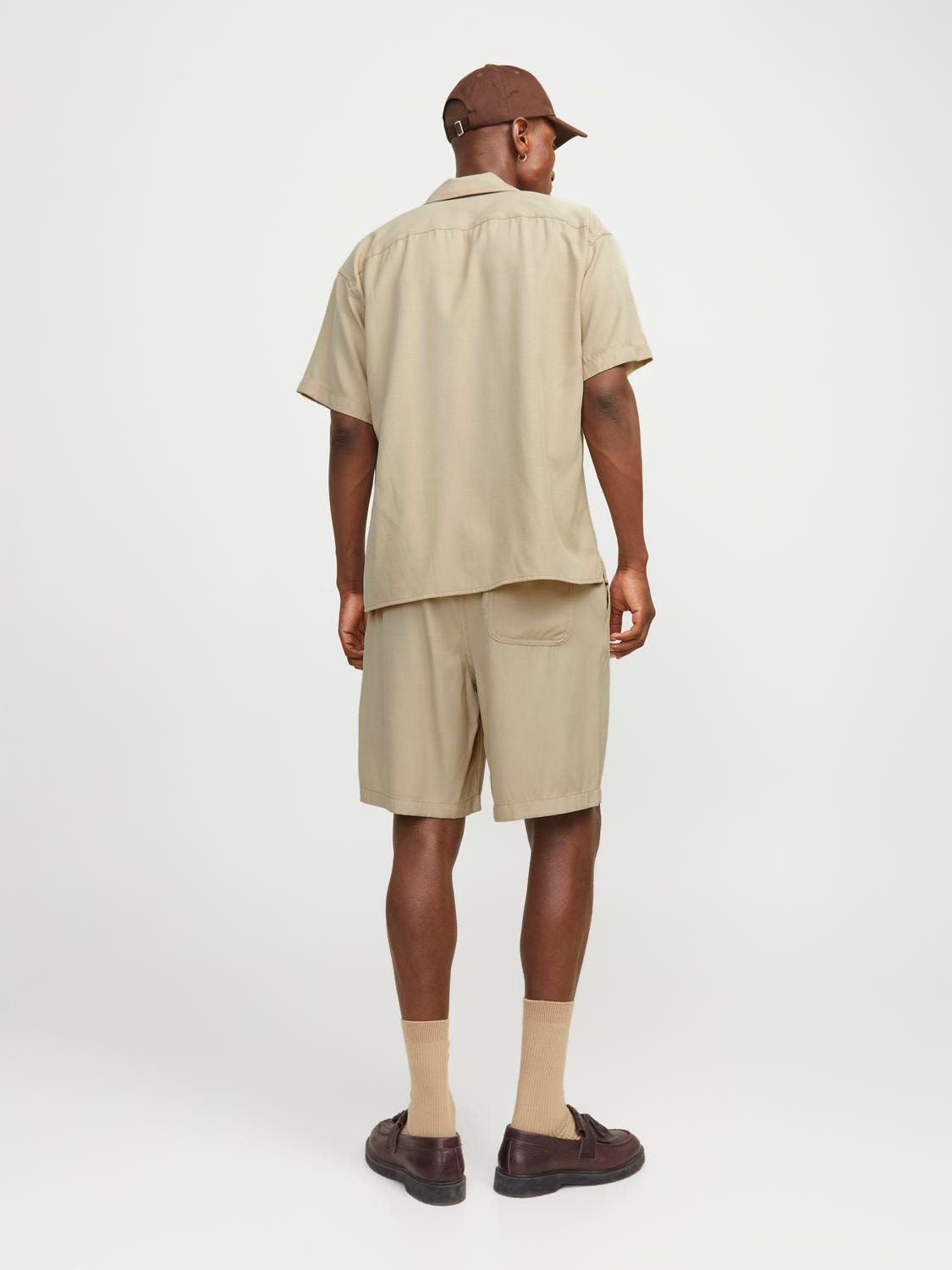 Jack & Jones Kurzarmhemd »JPRCCAARON TENCEL RESORT SHIRT S/S LN«