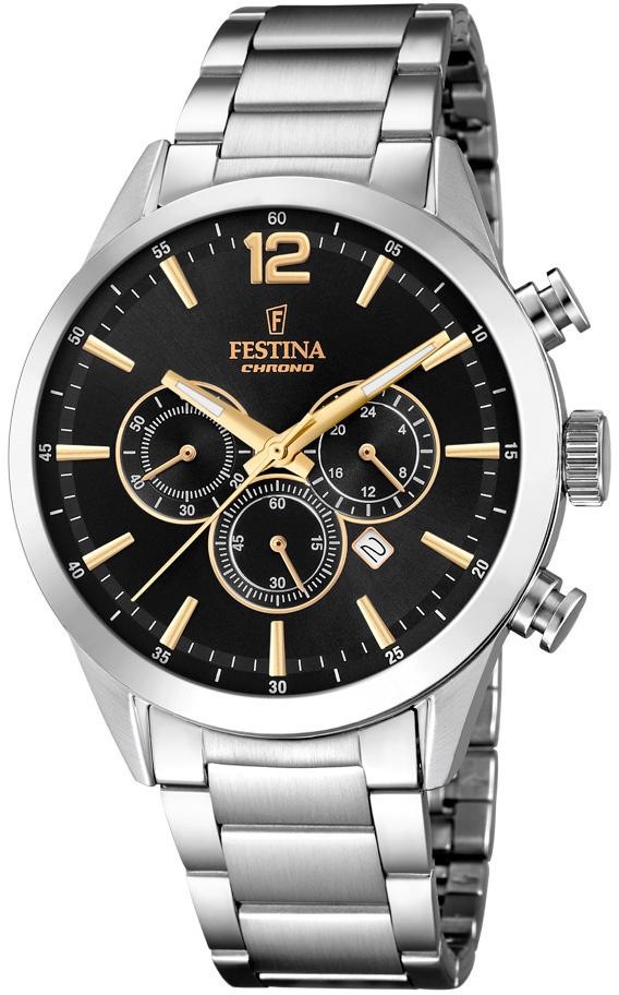 Image of Festina Chronograph »Timeless Chronograph, F20343/4«, mit dezentraler Sekunde bei Ackermann Versand Schweiz