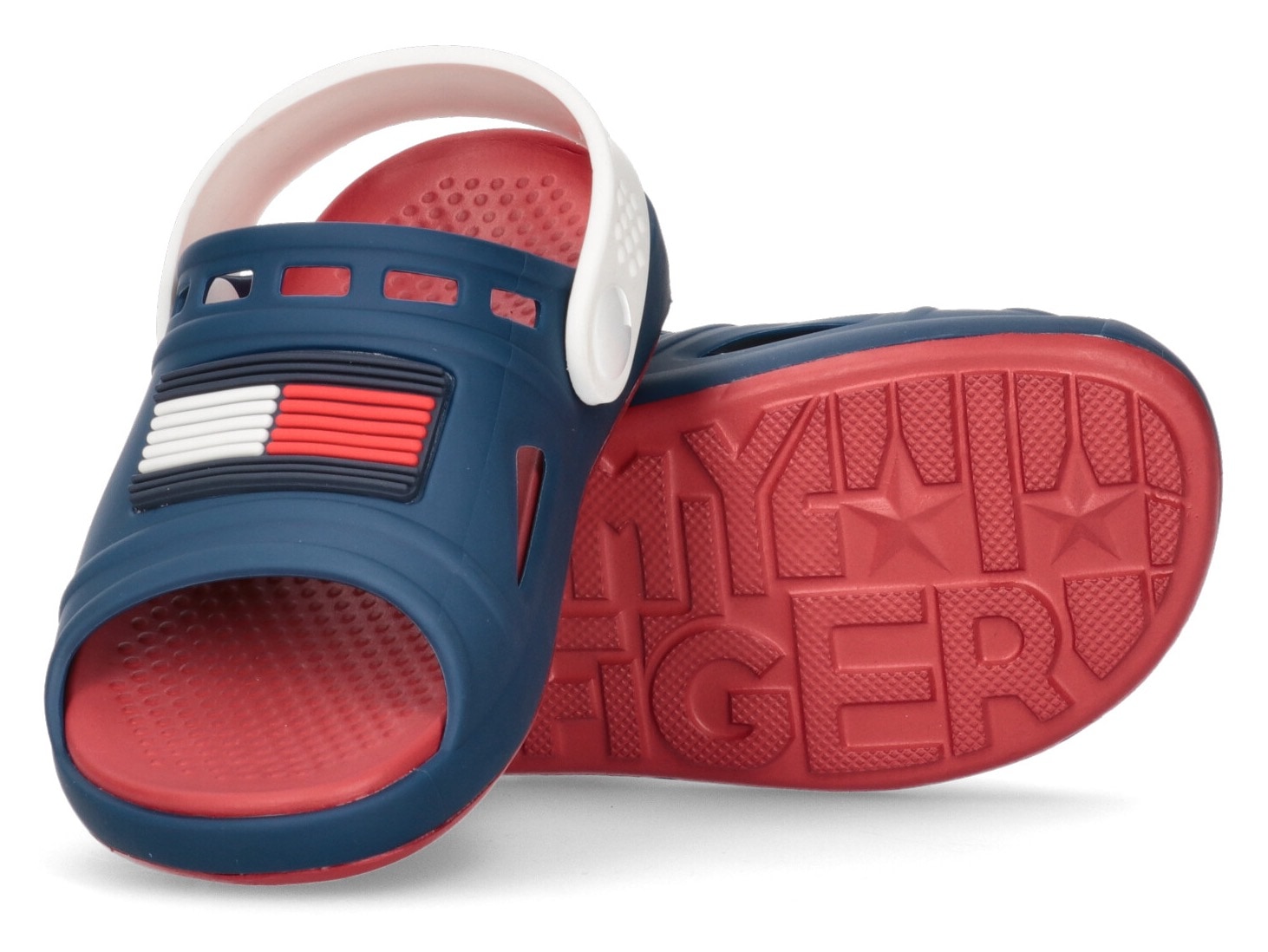 Tommy Hilfiger Badesandale »COMFY«, Sommerschuh, mit grossem Markenlogo