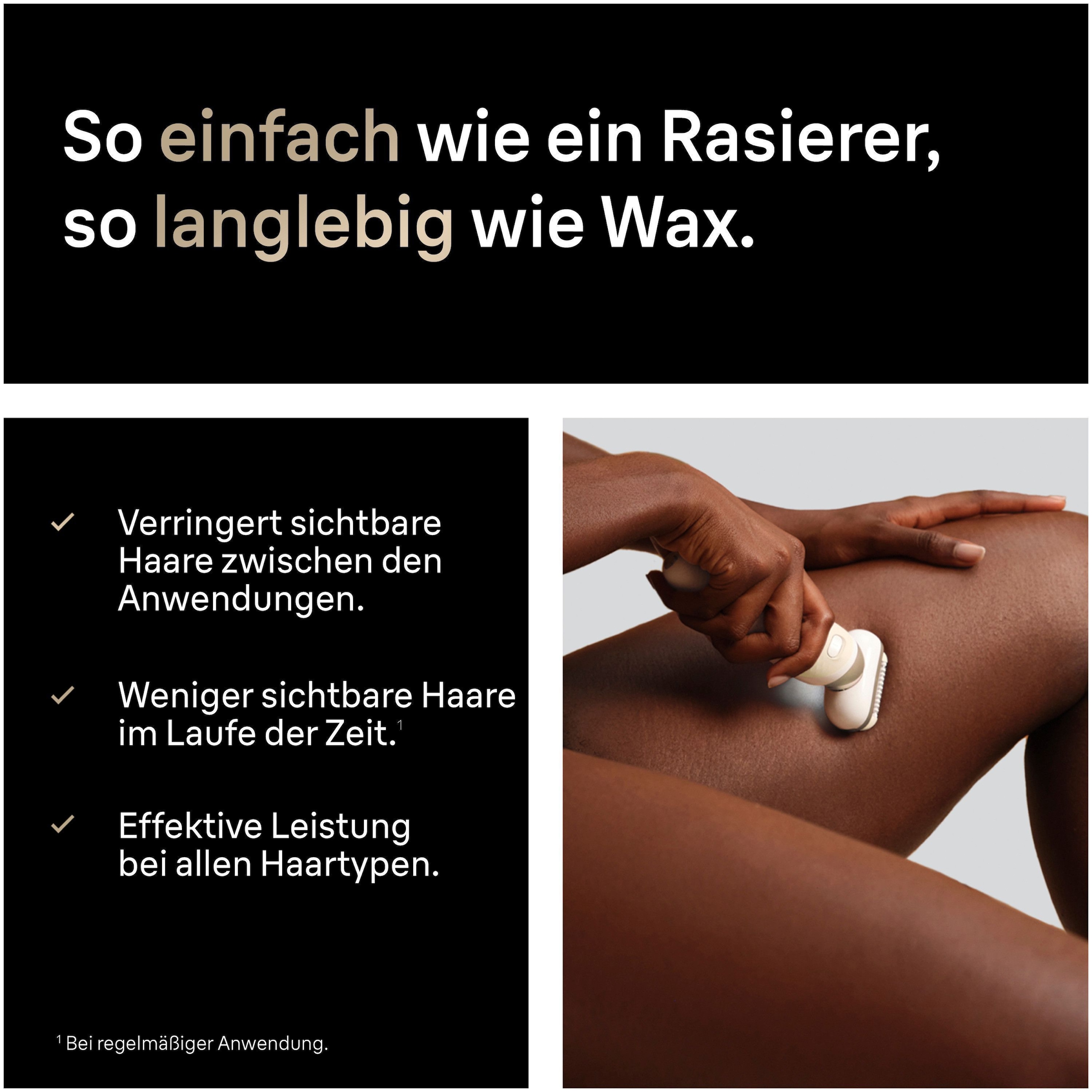 Braun Épilateur »Silk-épil 9 SES9-060 3D« flexibilité 360°, Wet & Dry, SmartLight, tête de rasage, tête de tondeuse