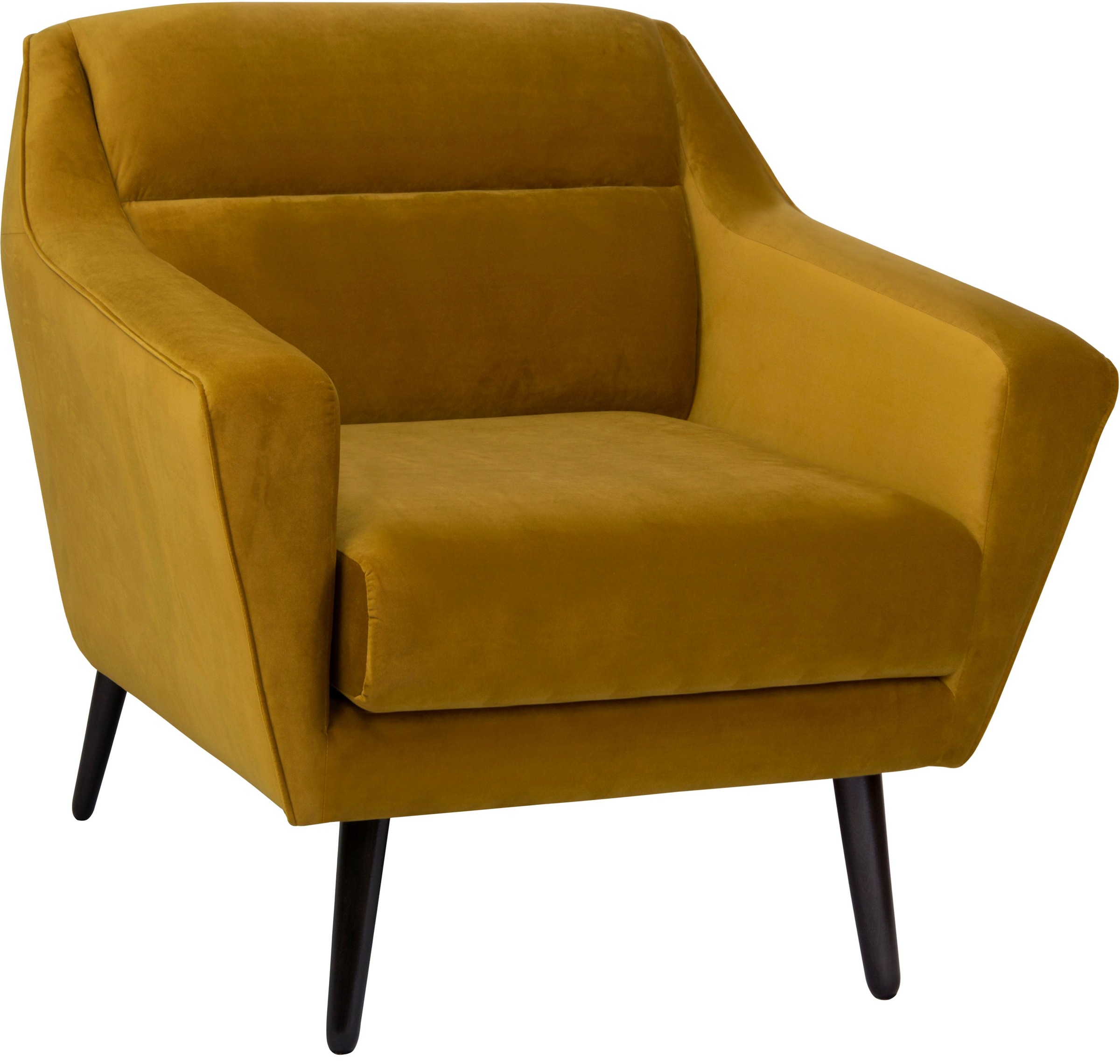 andas Sessel »Bille«, mit Naht im Rückenkissen und Eiche-Beinen, Design by Morten Georgsen