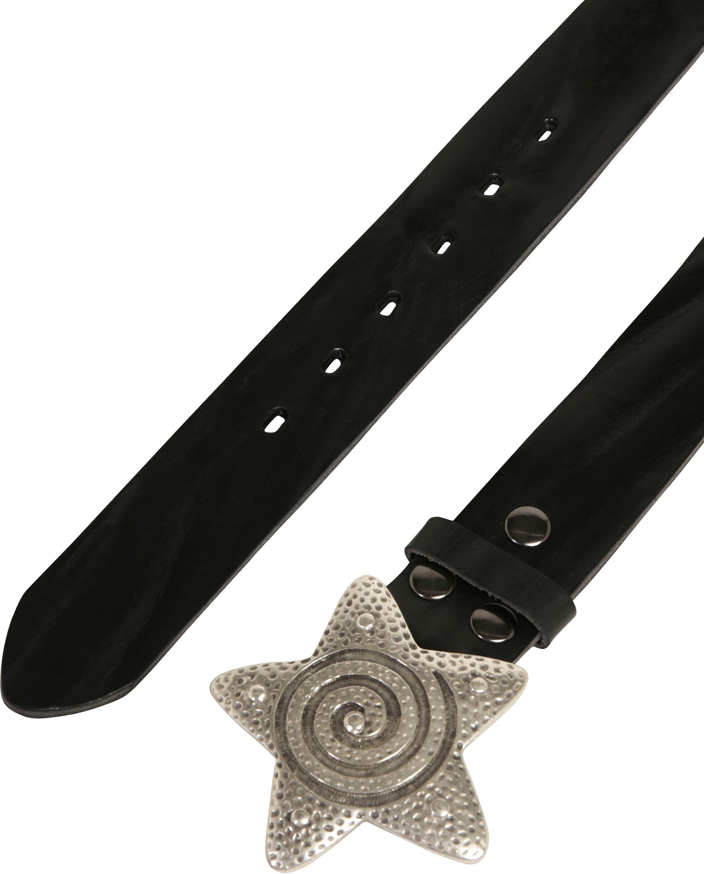 Rettungsring Gürtel Ledergürtel mit Stern-Koppelschliesse