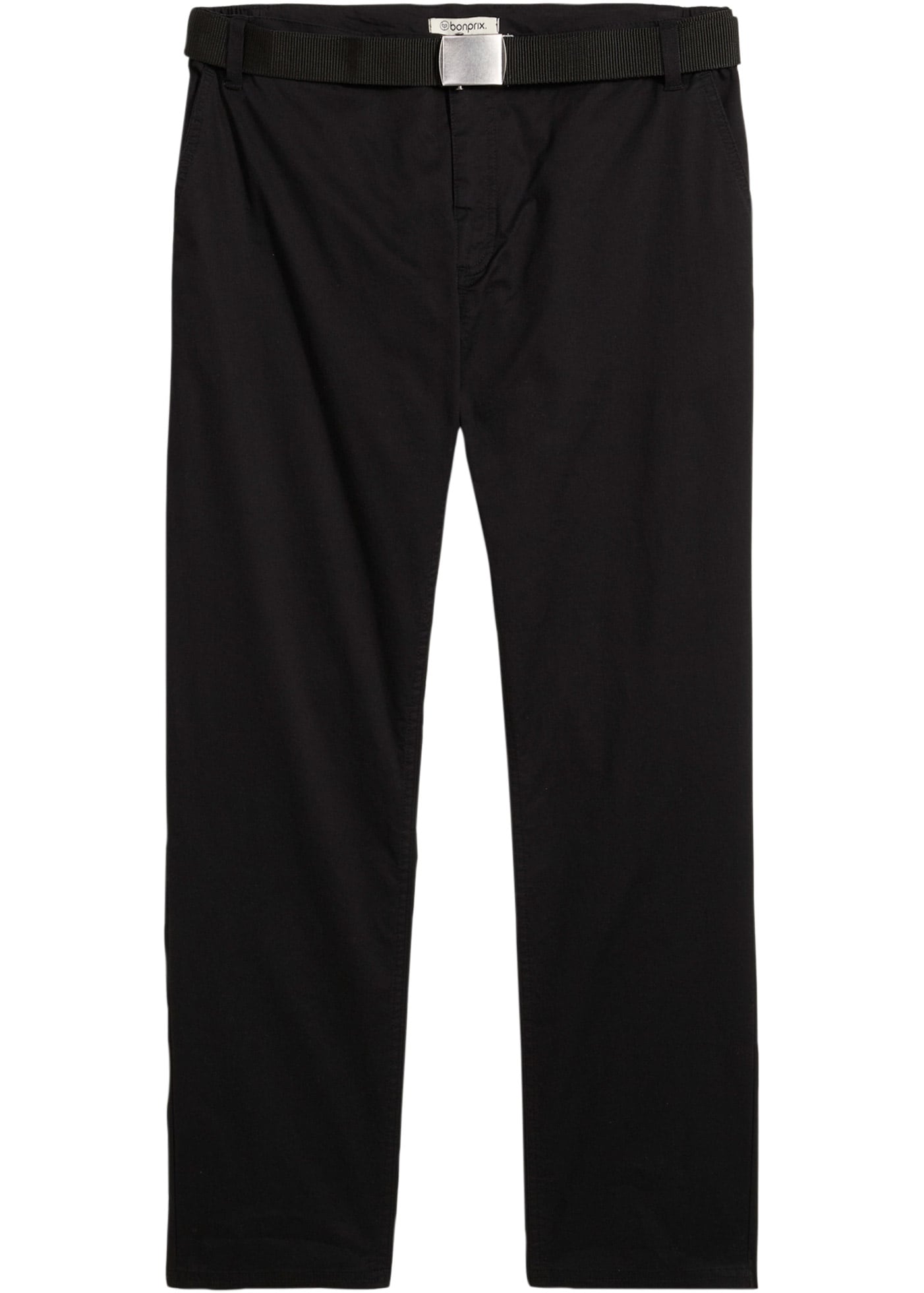bonprix Chinos  aus Baumwolle mit Elasthan-Anteil, seitlicher Gummizug in der Taille
