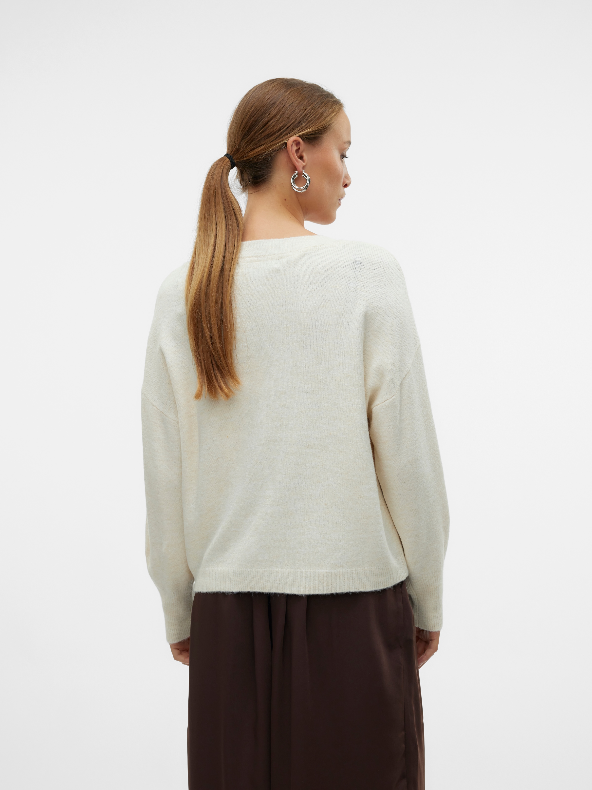 Vero Moda V-Ausschnitt-Pullover »VMJUPITER LS V-NECK PULLOVER BF«