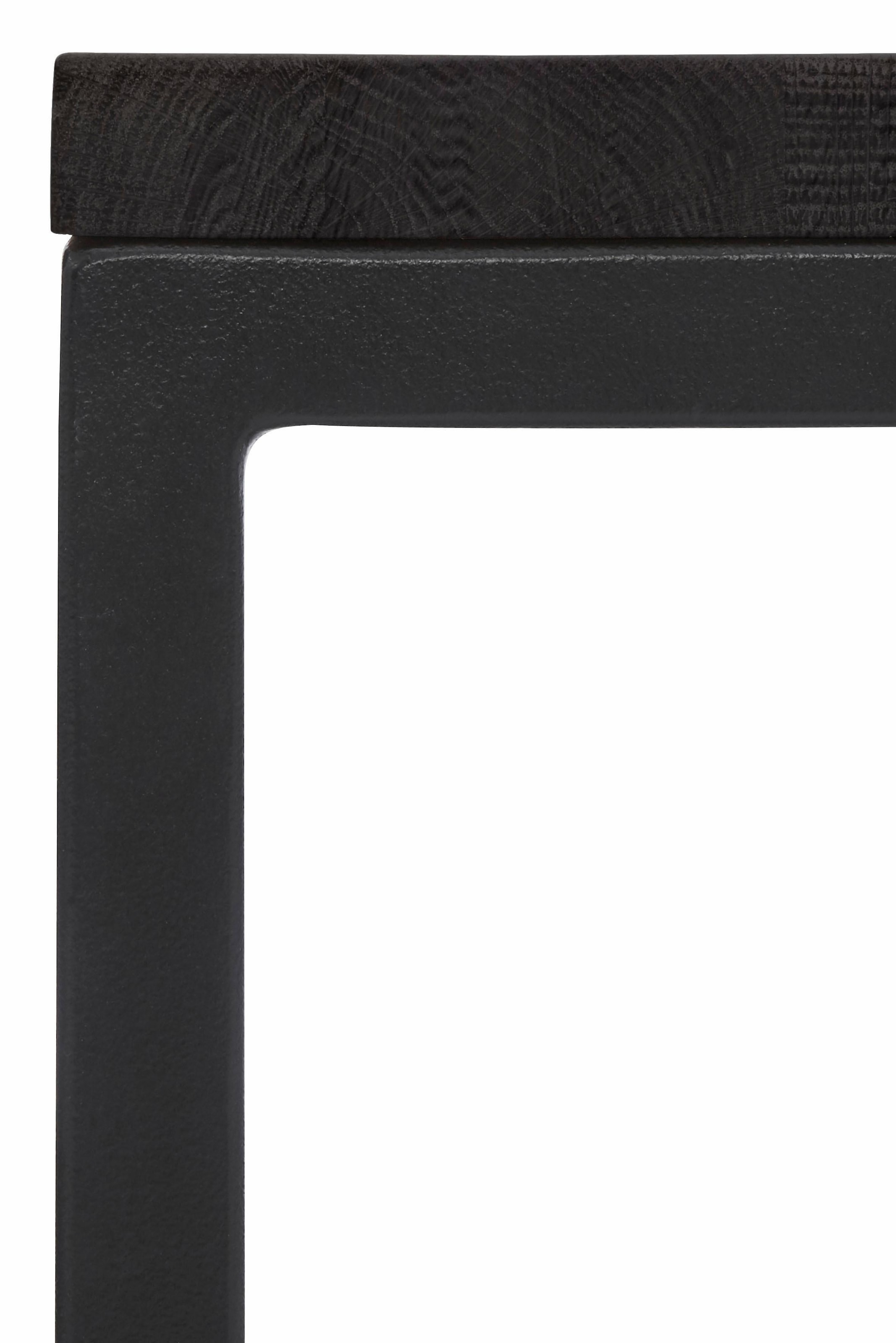 Home affaire Couchtisch »Voorst« aus massiver Eiche und Metallgestell