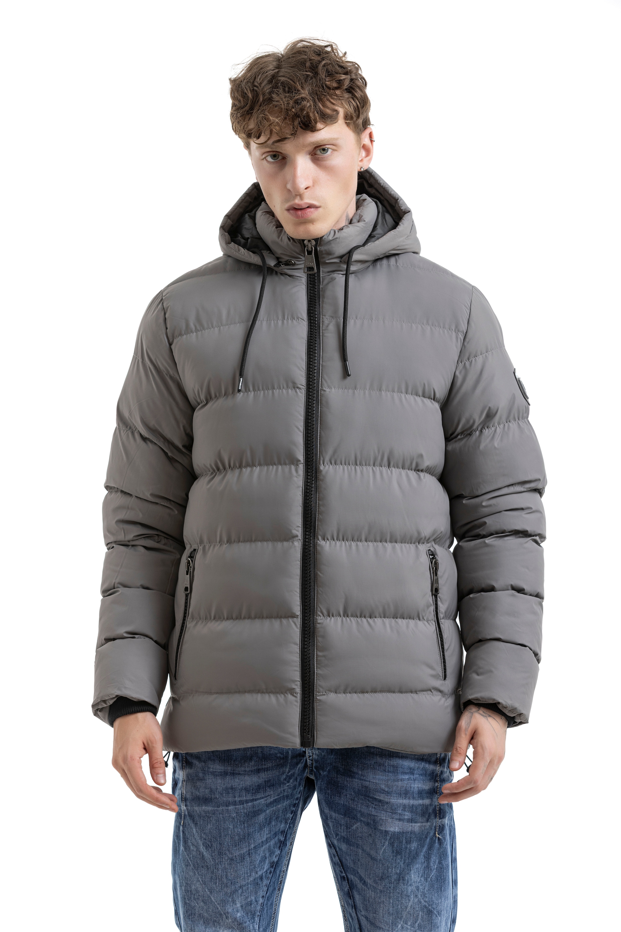 Cipo & Baxx Veste matelassée mit Kapuze