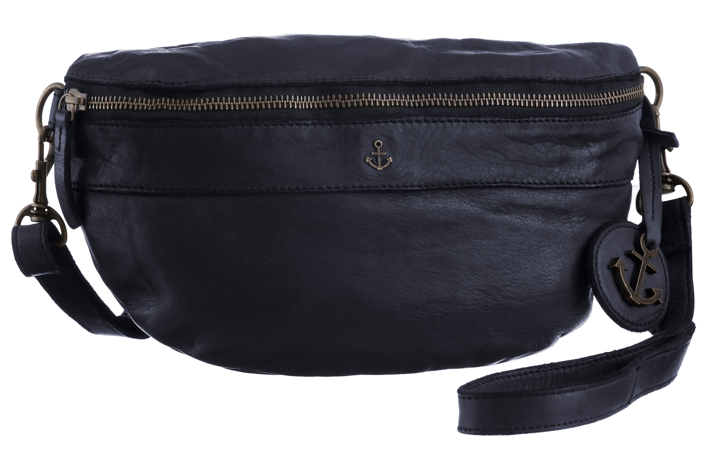 HARBOUR 2nd Gürteltasche »Jutta« Unisex Umhängetasche, Bauchtasche mit Ankeranhänger