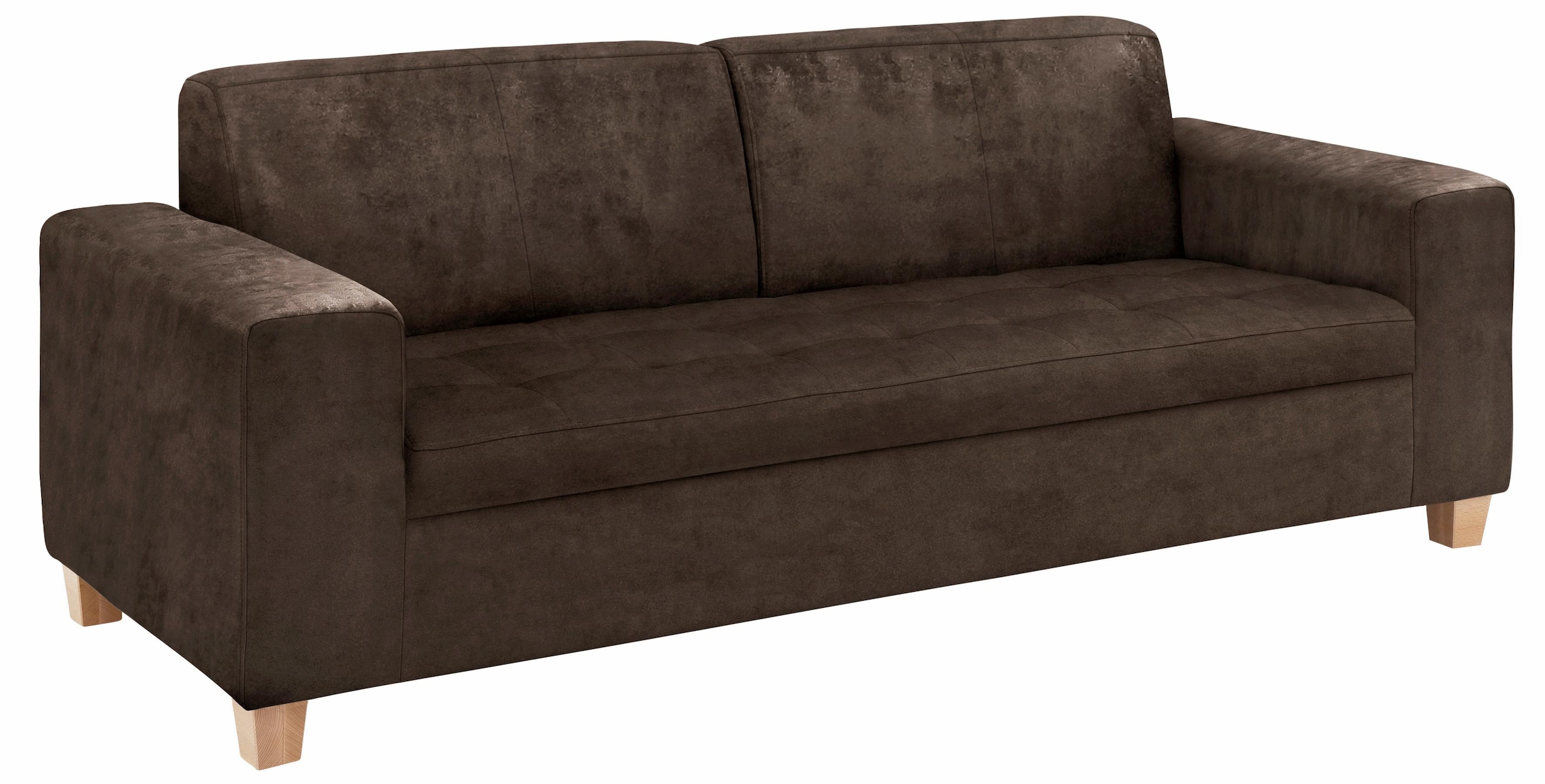 Image of Home affaire 3-Sitzer "Corby Breite 218cm, kubische Formensprache" mit Steppung auf Sitzfläche