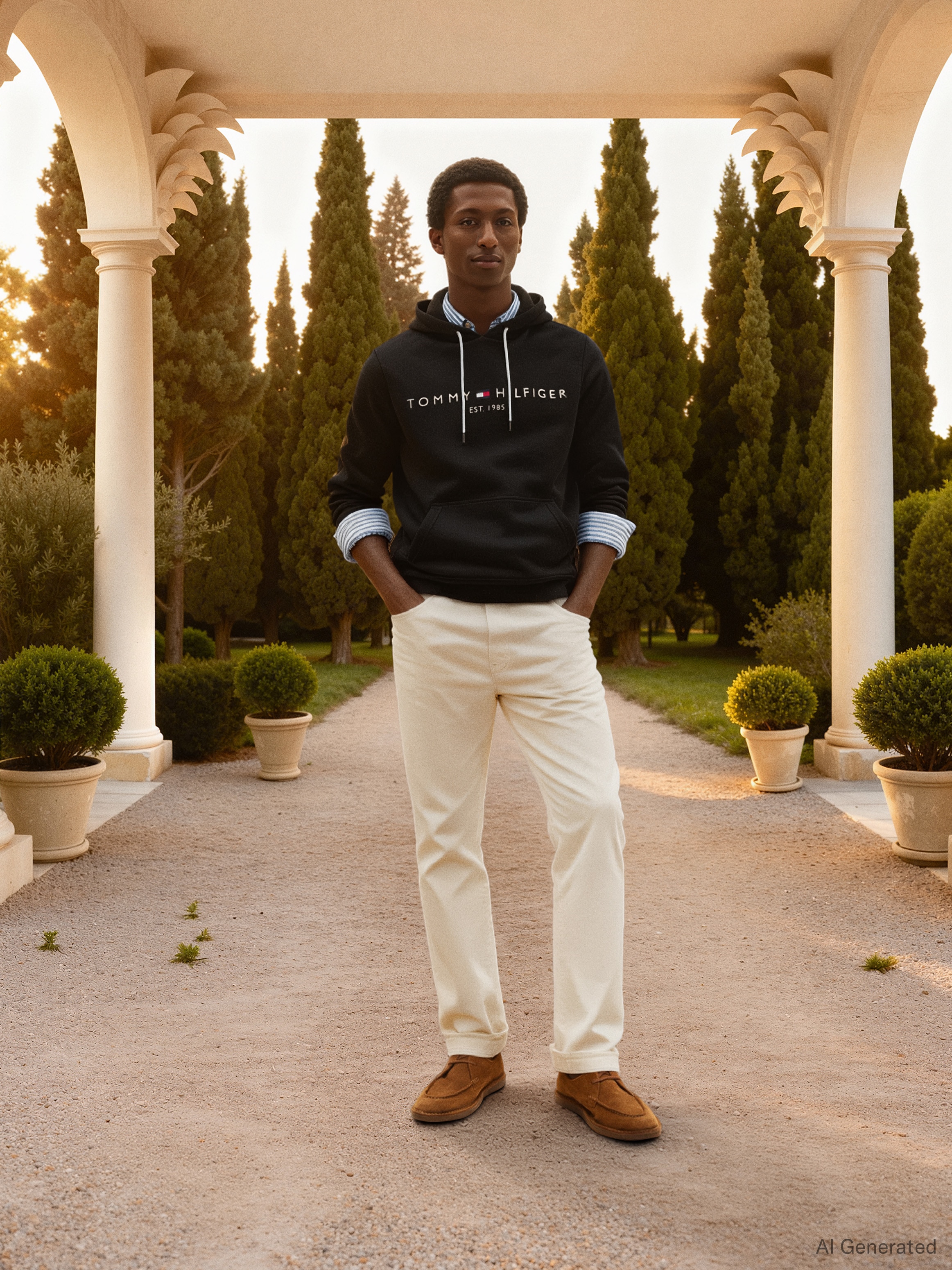 Tommy Hilfiger Sweat à capuche »TOMMY LOGO HOODY«, mélange coton
