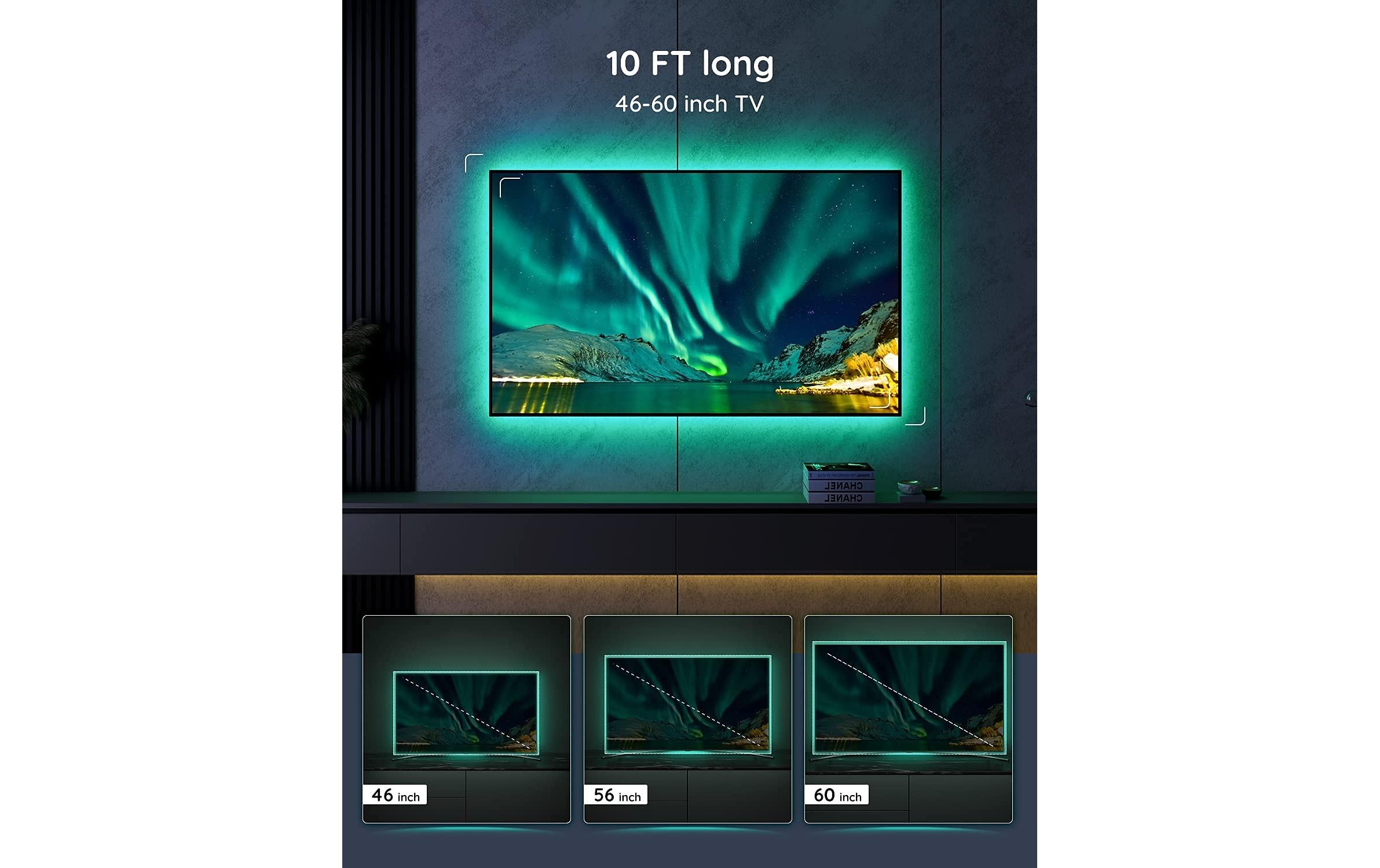 Govee Smarte LED-Leuchte »TV LED Backlight, 46-60, RGB, BT«