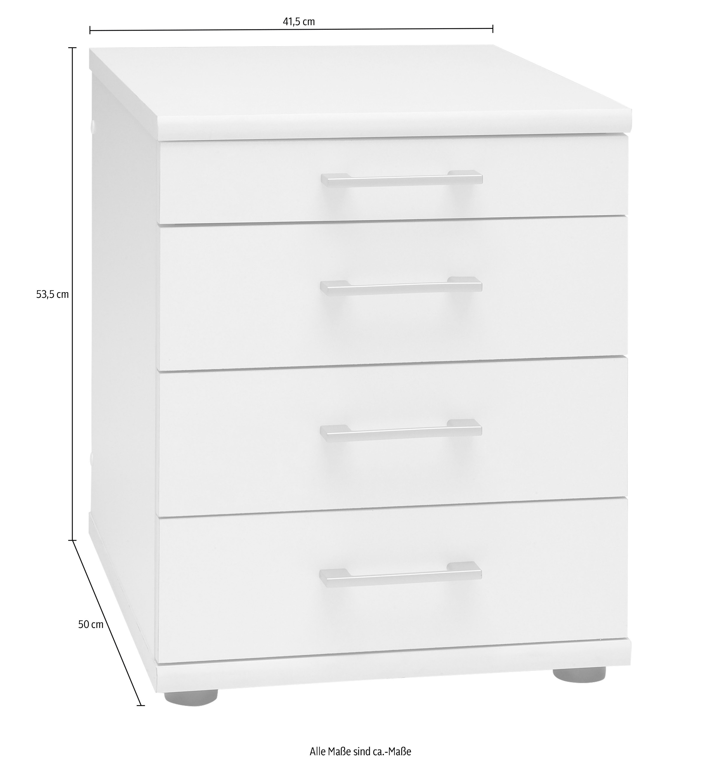 Schildmeyer Rollcontainer "Serie 200, Rollcontainer, Made in Germany, B: 41,5 cm" Solide Verarbeitung - Dieses Produkt ist in Deutschland gefertigt