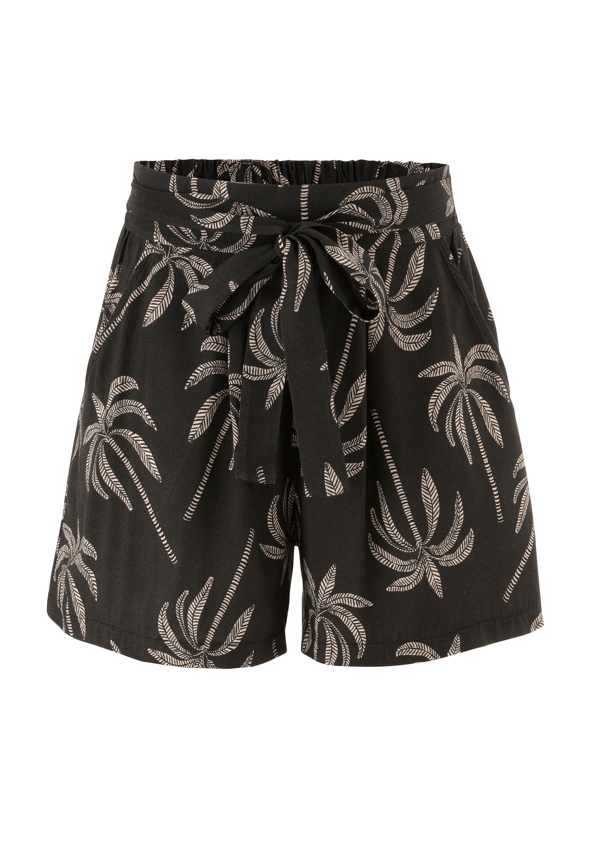 Aniston CASUAL Short  mit Palmen bedruckt - jedes Teil ein Unikat - NEUE KOLLEKTION