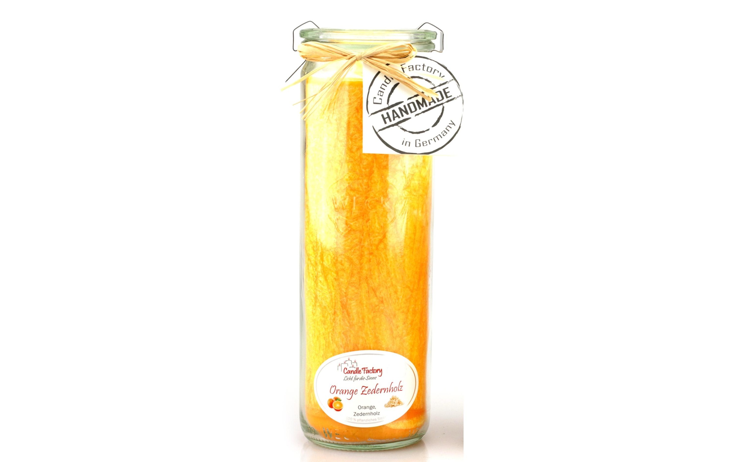 Duftkerze »Candle Factory Orange und Zedernholz Big Jumbo«