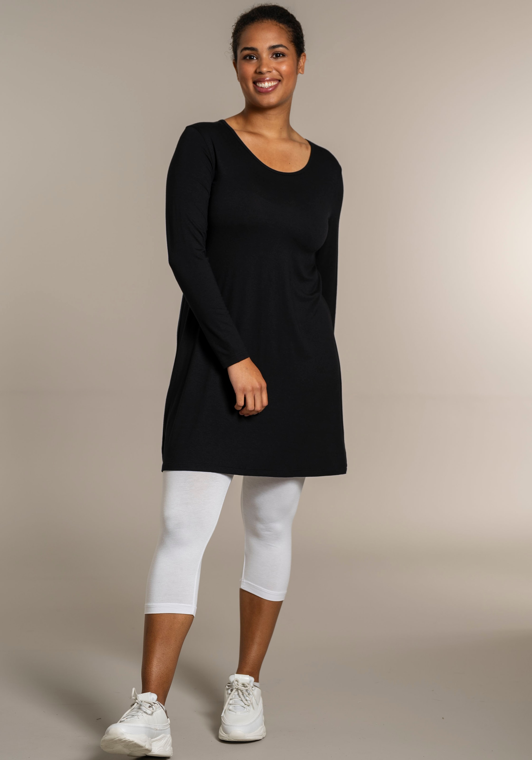 SANDGAARD Longshirt, in Unifarbe