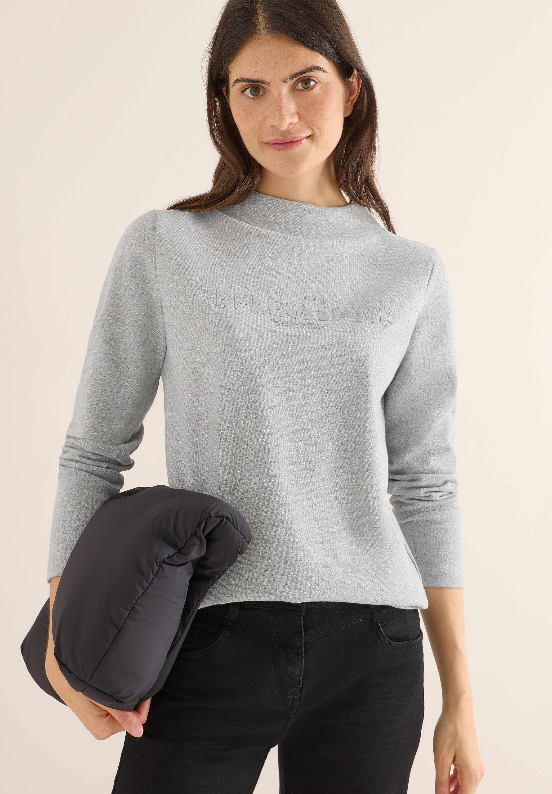 Image of Cecil Sweatshirt, mit Glitzer-Wording
