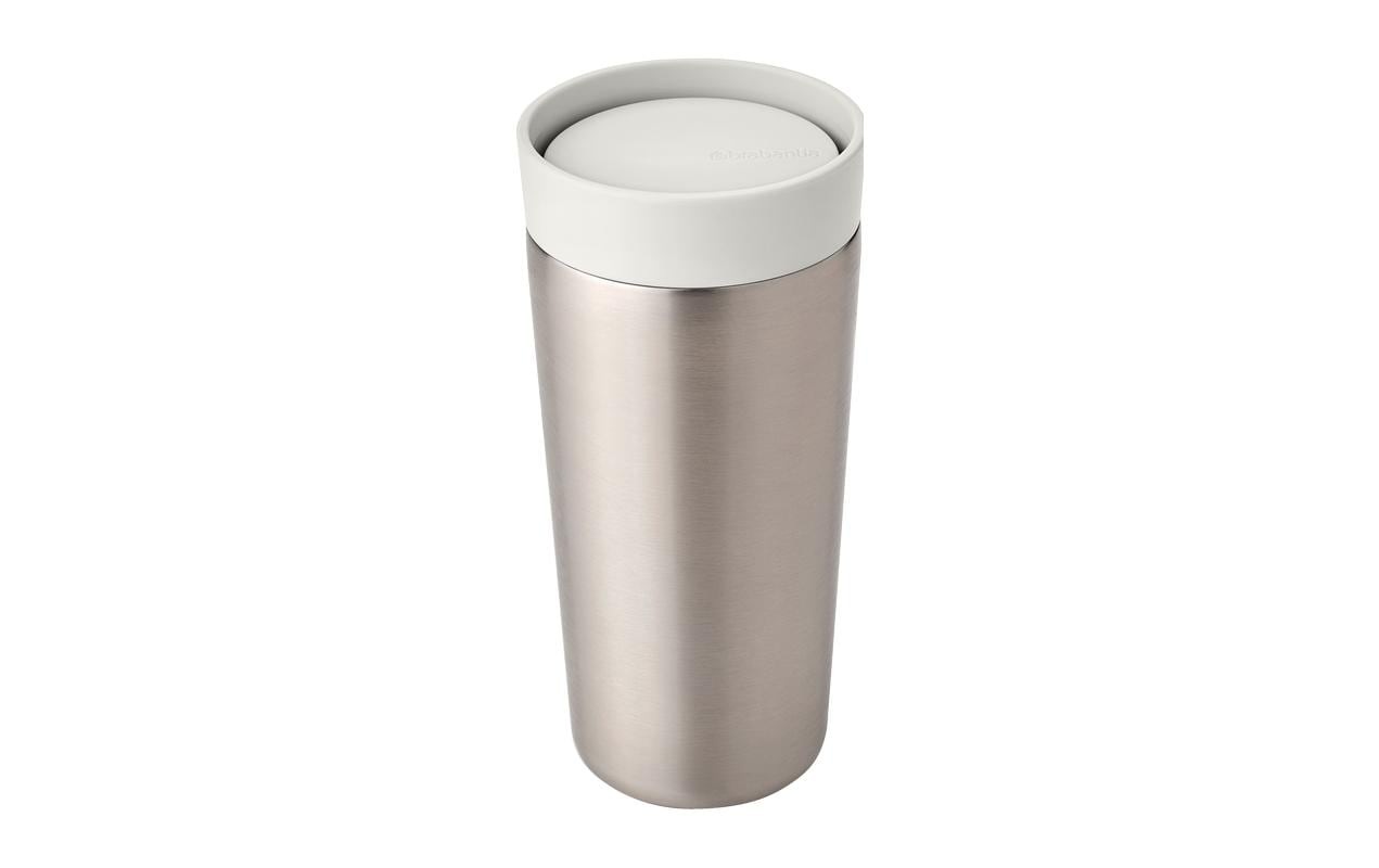 Image of Brabantia Thermobecher "Make & Take 360 ml, Hellgrau/Silber"