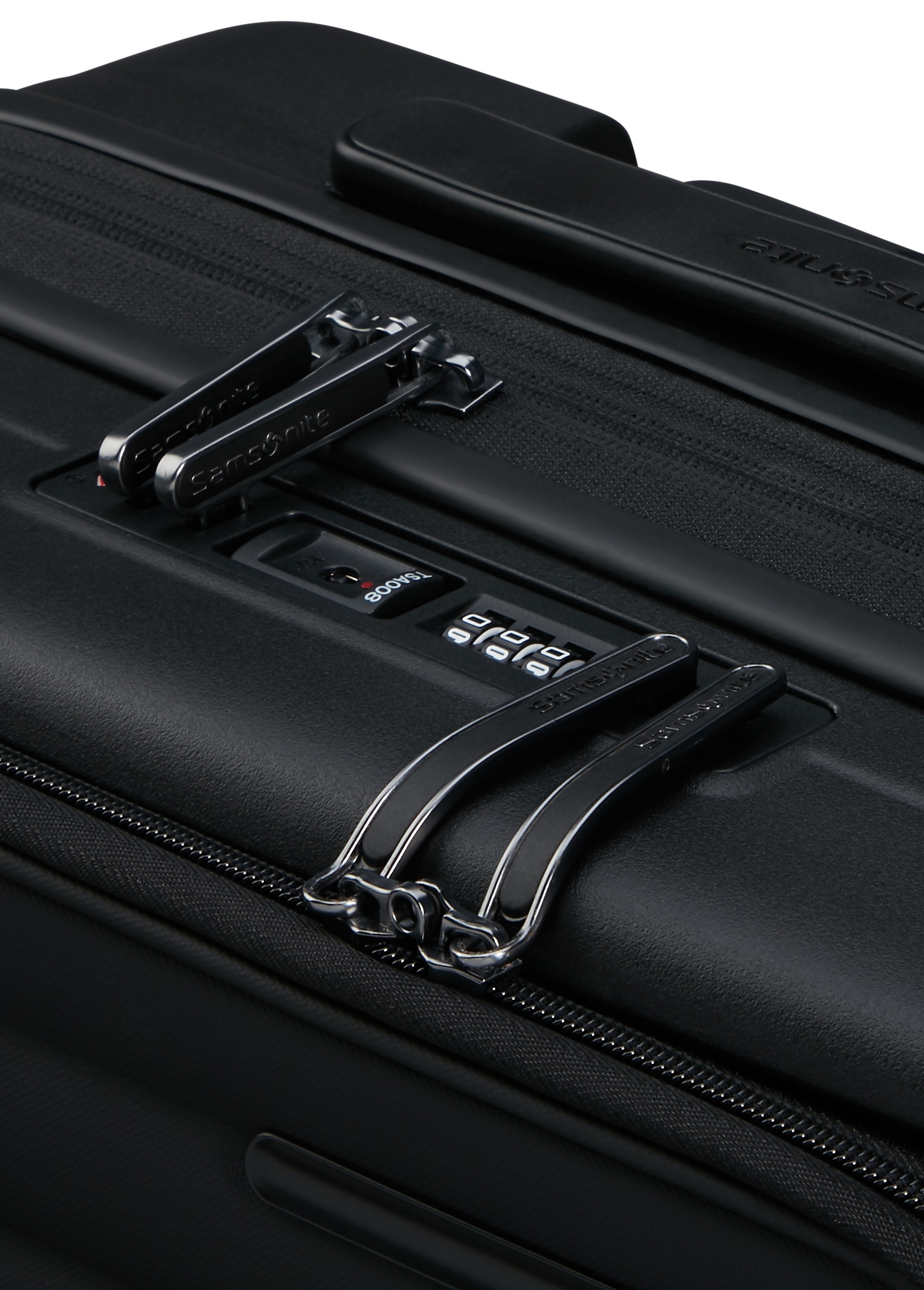 Samsonite Hartschalen-Trolley »RESTACKD, verschiedene Grössen und Farben«, (mit Packtaschen), 4 Rollen, Reisekoffer mit TSA Schloss Volumenerweiterung Packtaschen