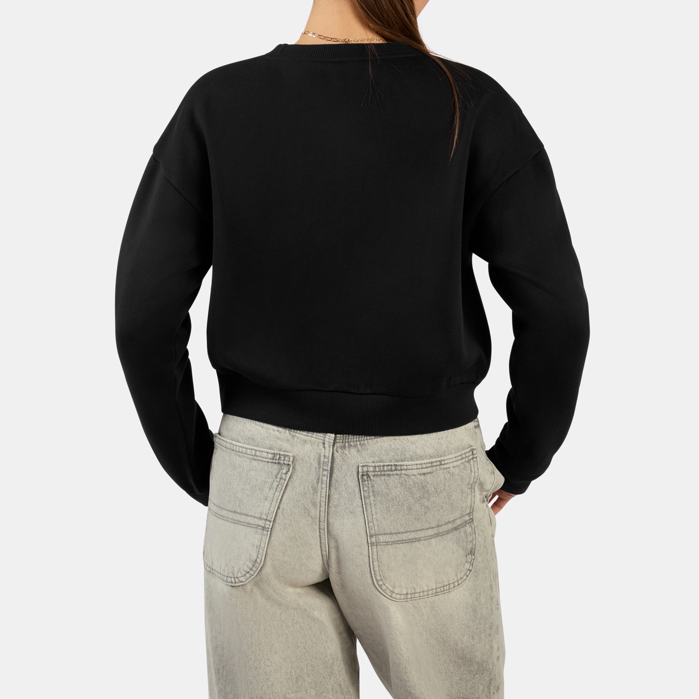 Reebok Sweat-shirt »HAZEL CROPPED SWEATSHIRT«, en coton et polyester
