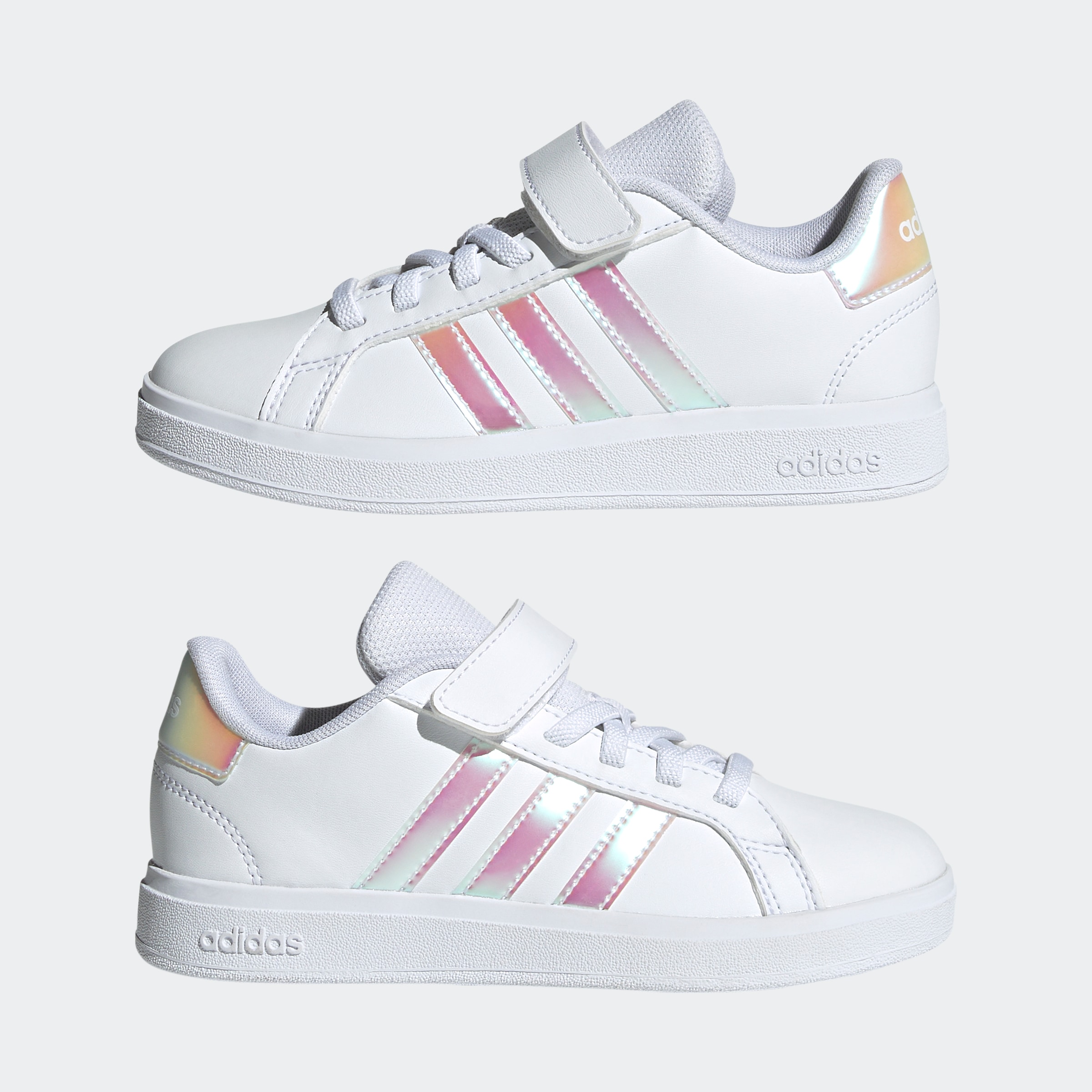 adidas Sportswear Klettschuh »GRAND COURT 2.0 KIDS«, Design auf den Spuren des adidas Superstar