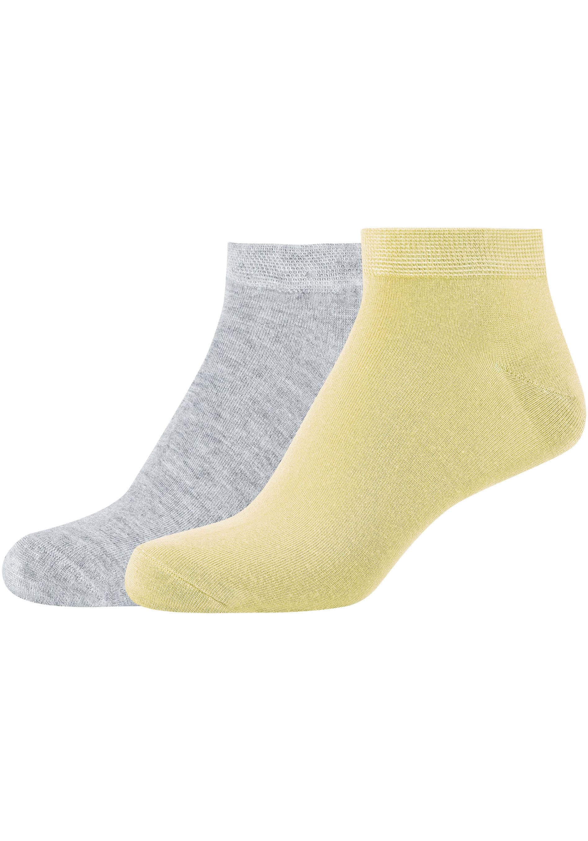 Camano Chaussettes courtes »silky touch« 6 Couple tlg. mit hautfreundlichem Gewebe