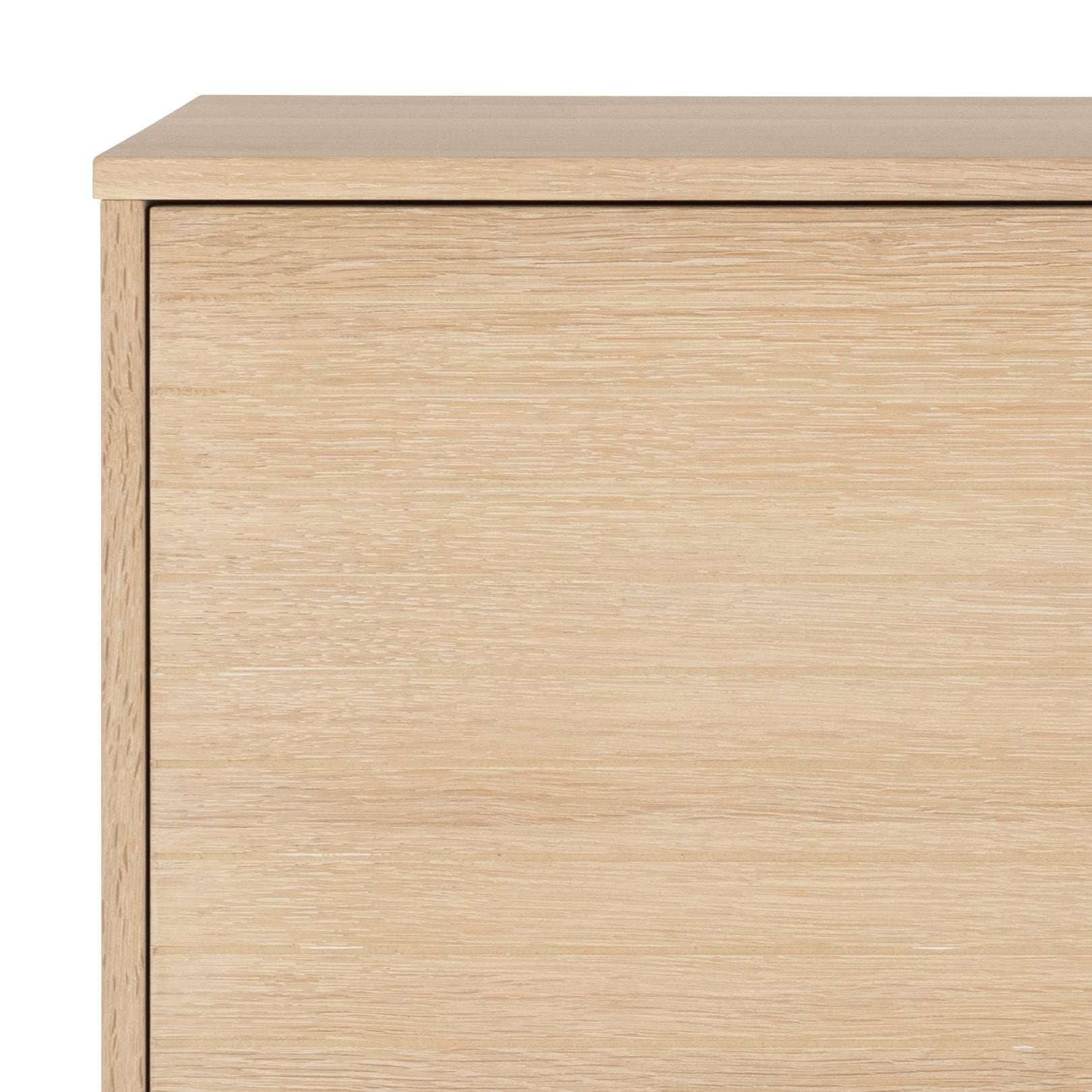 ACTONA GROUP Anrichte »Kensington« Schrank, 4 Türen und 6 Böden weiss pigmentiert Eiche, 91x40x120cm