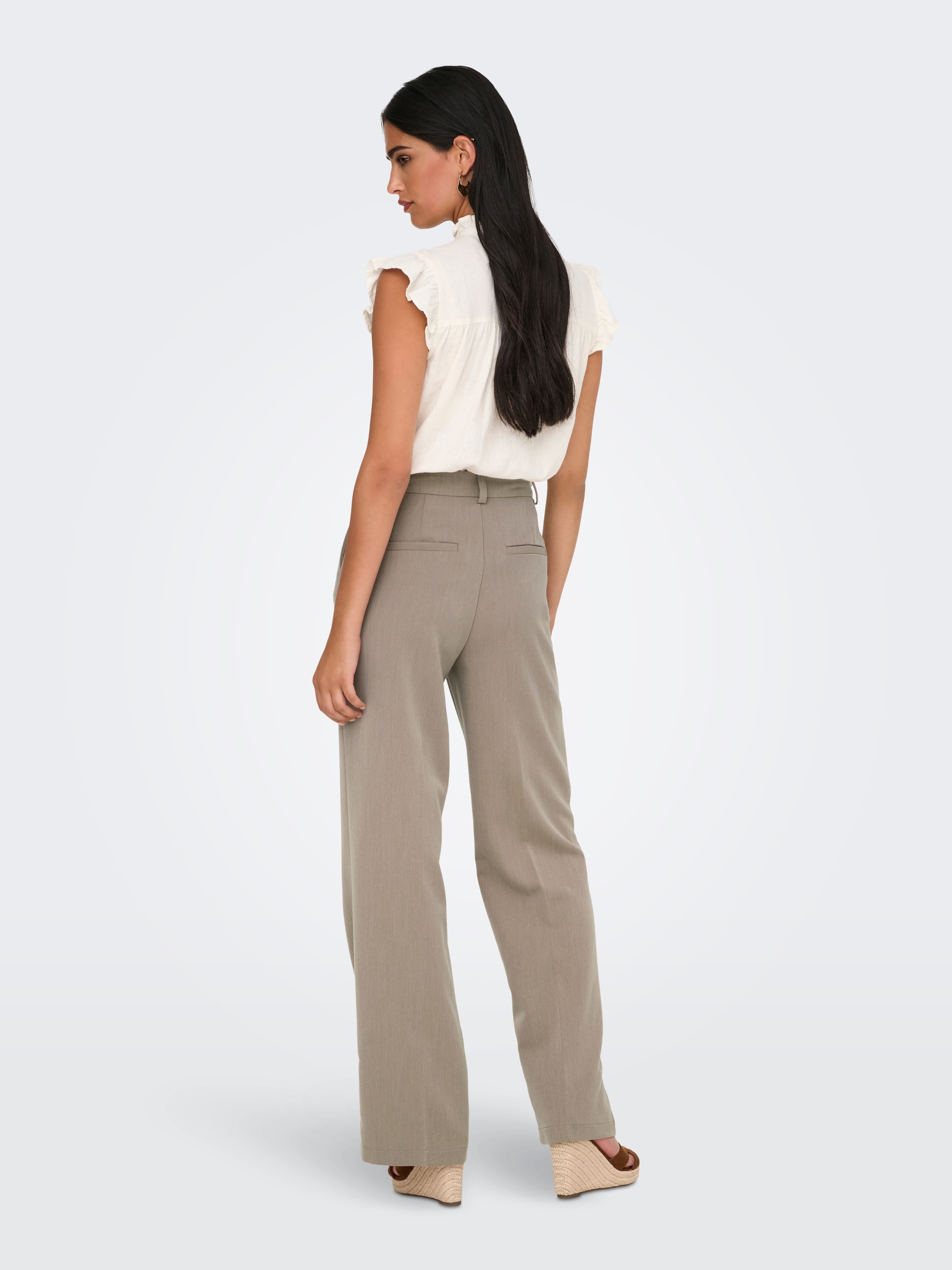 ONLY Pantalon de costume »ONLHATTIE-LANA HW W MEL PANT TLR NOOS«  Materialmix